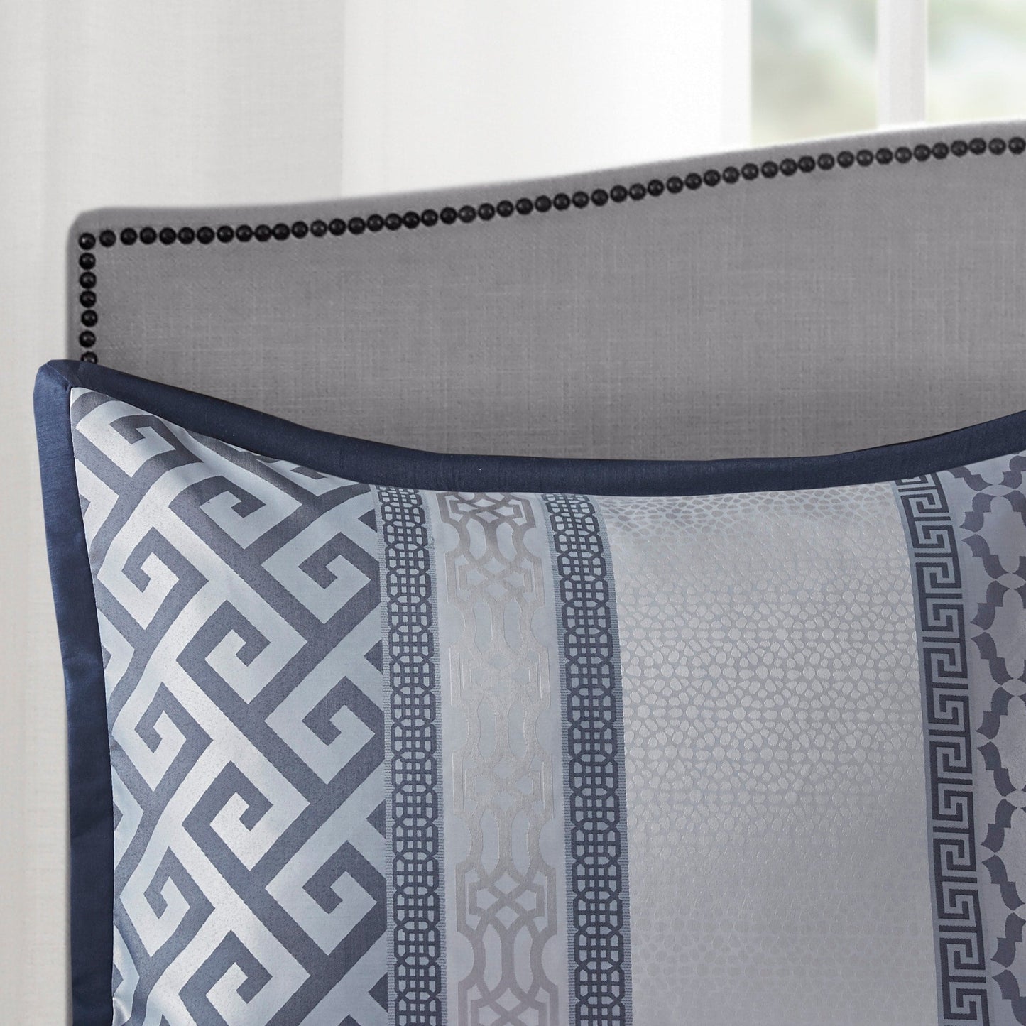 Ensemble de couette géométrique jacquard Christian de Madison Park, 7 pièces