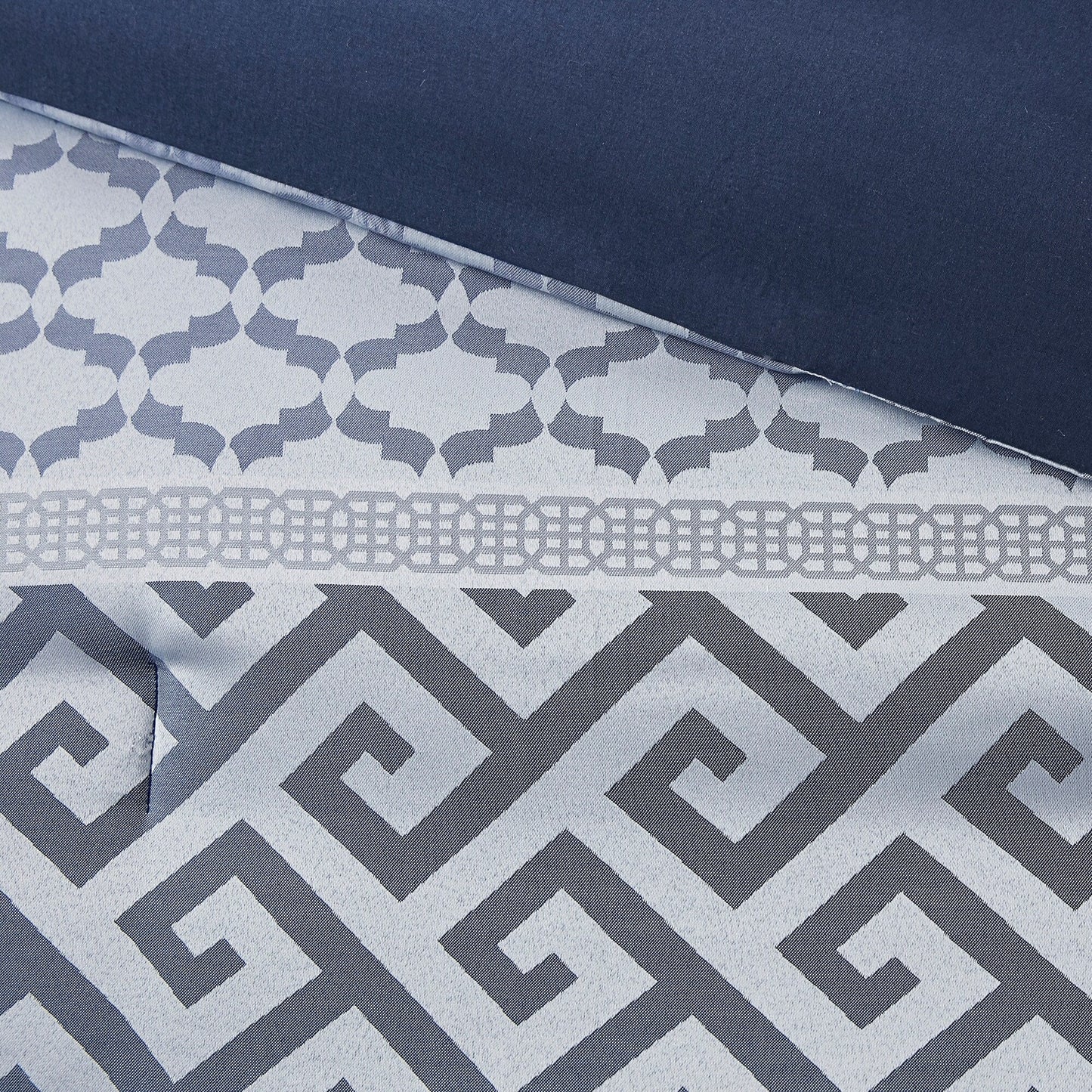 Ensemble de couette géométrique jacquard Christian de Madison Park, 7 pièces