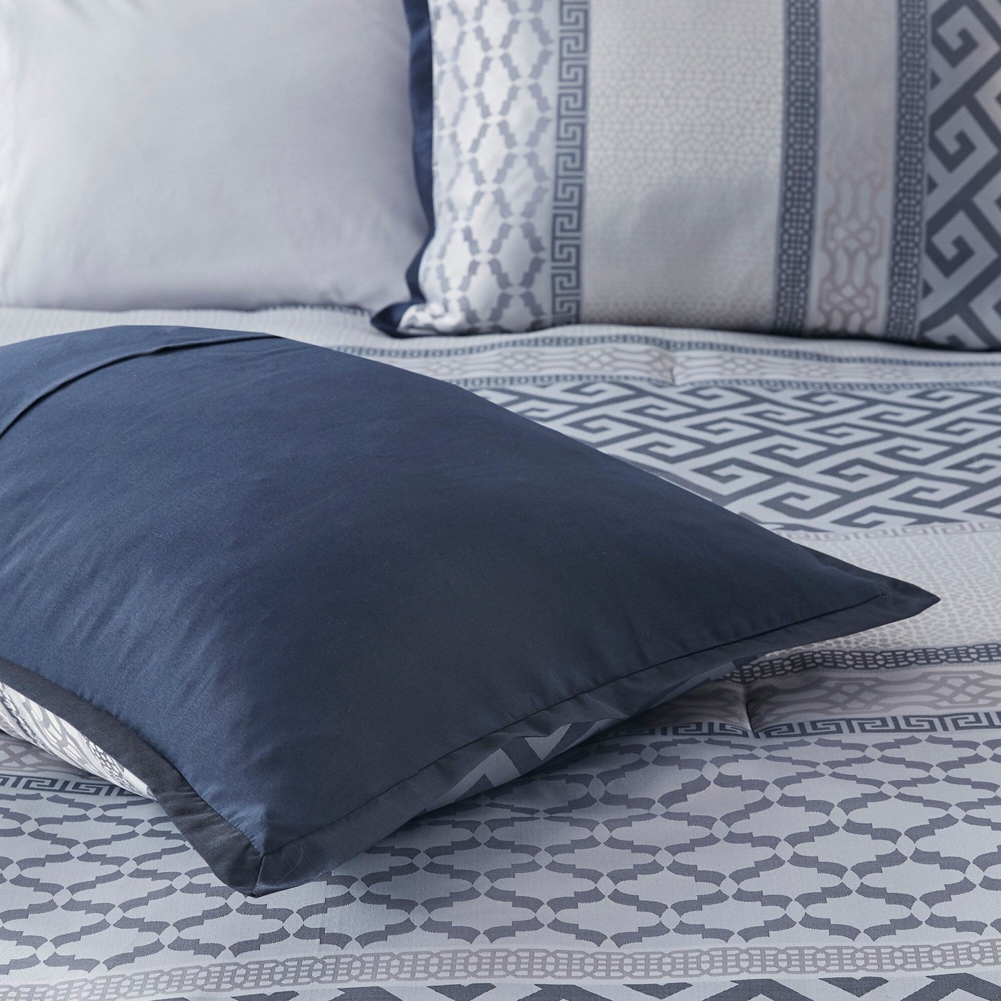 Ensemble de couette géométrique jacquard Christian de Madison Park, 7 pièces