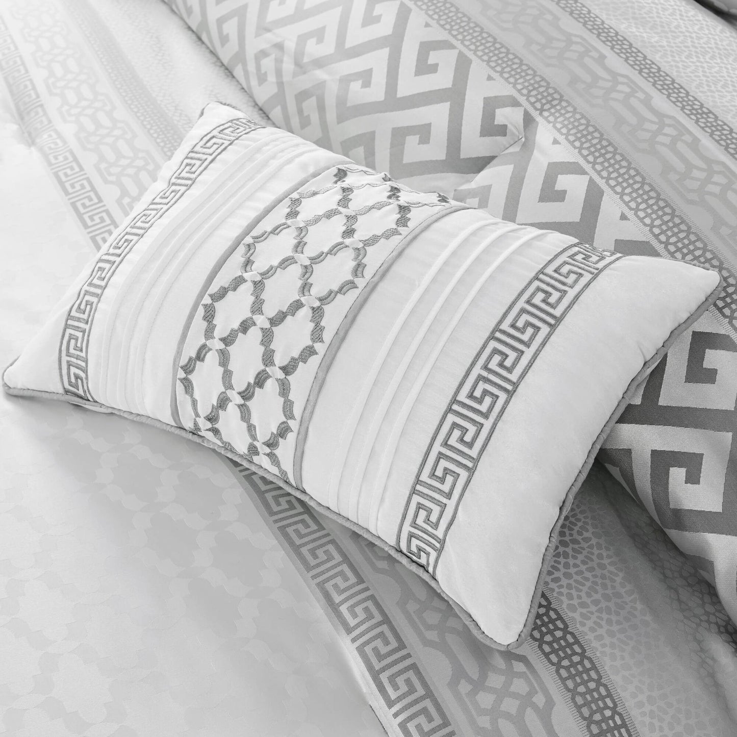 Ensemble de couette géométrique jacquard Christian de Madison Park, 7 pièces