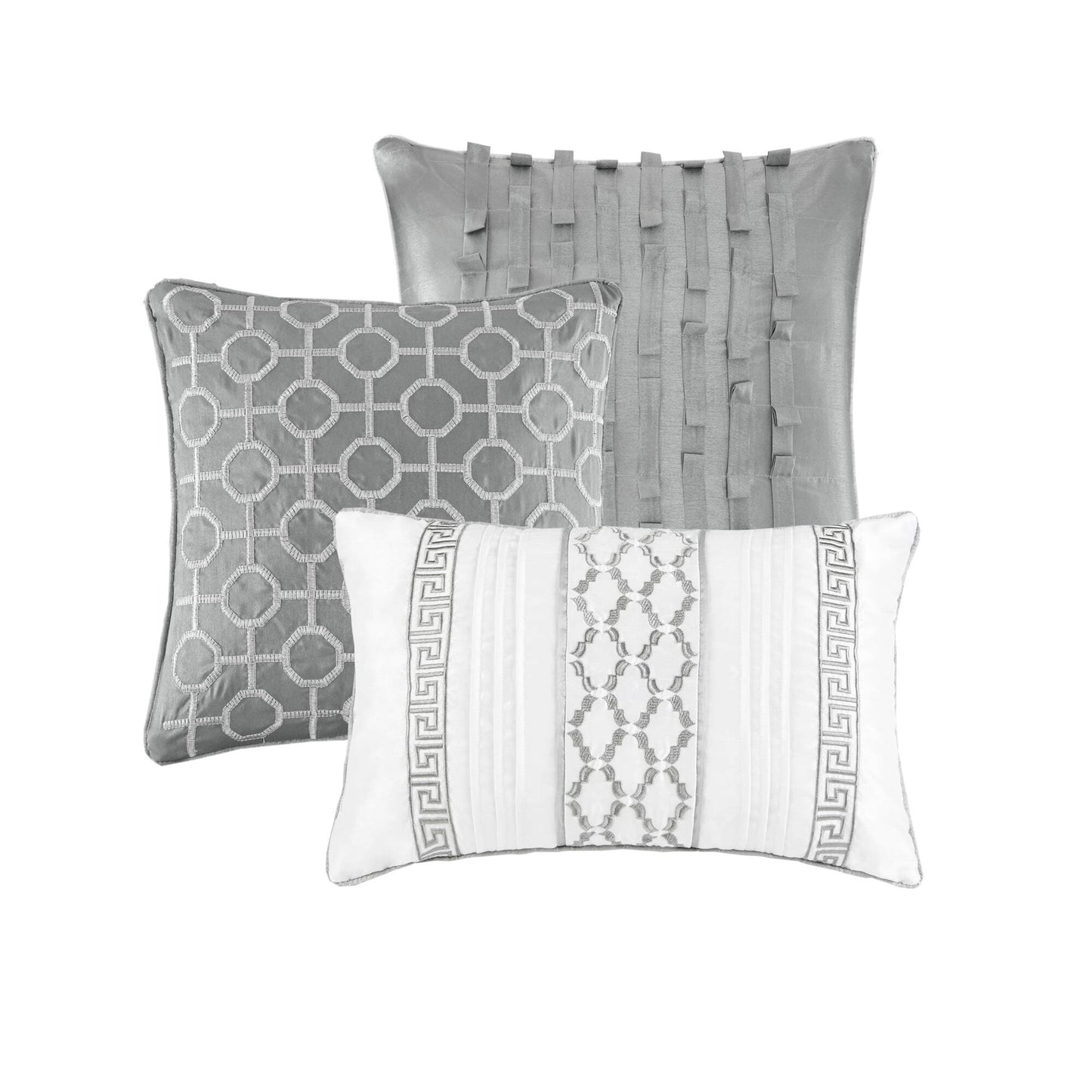 Ensemble de couette géométrique jacquard Christian de Madison Park, 7 pièces