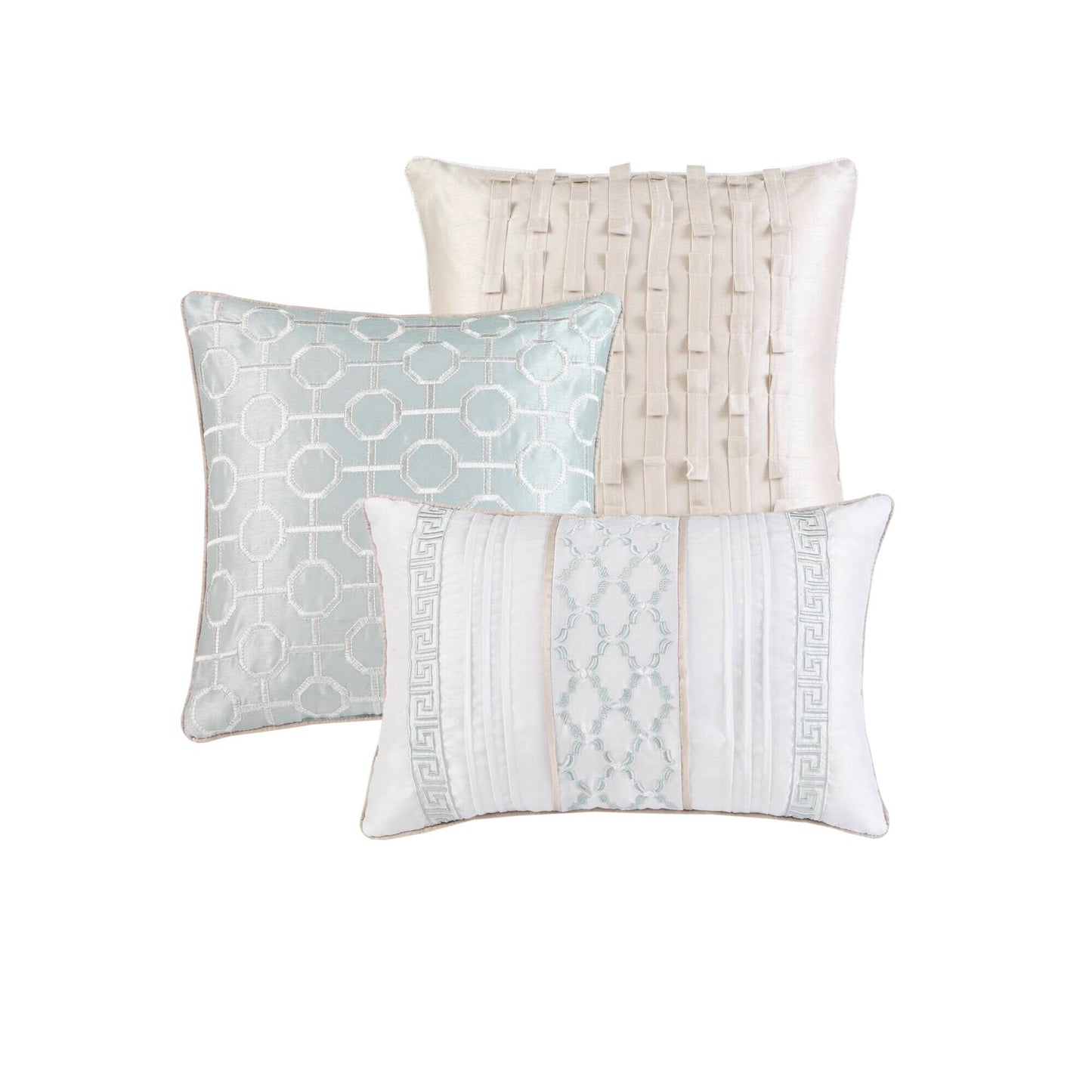 Ensemble de couette géométrique jacquard Christian de Madison Park, 7 pièces