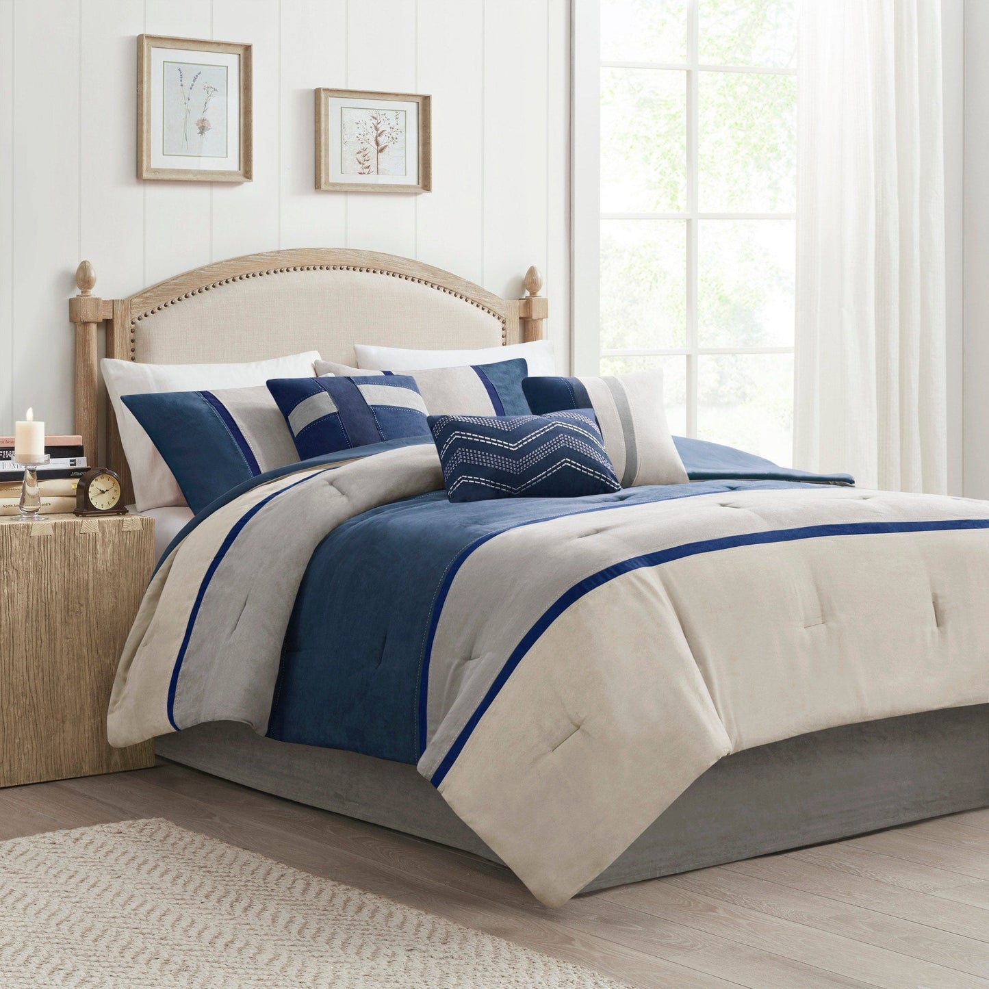 Ensemble de couette Madison Park Hanover 7 pièces