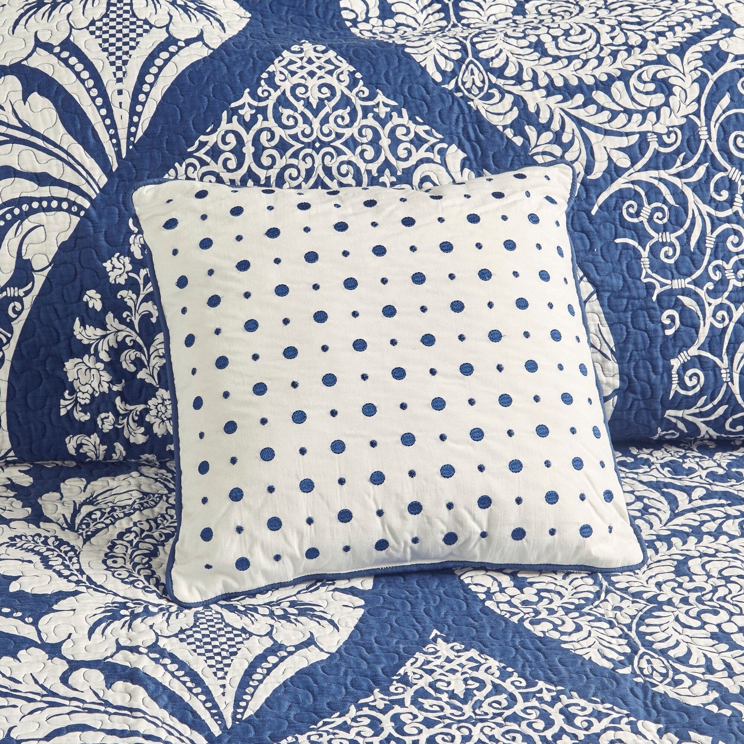 Ensemble de couette imprimée en coton Marcella de Madison Park, 7 pièces