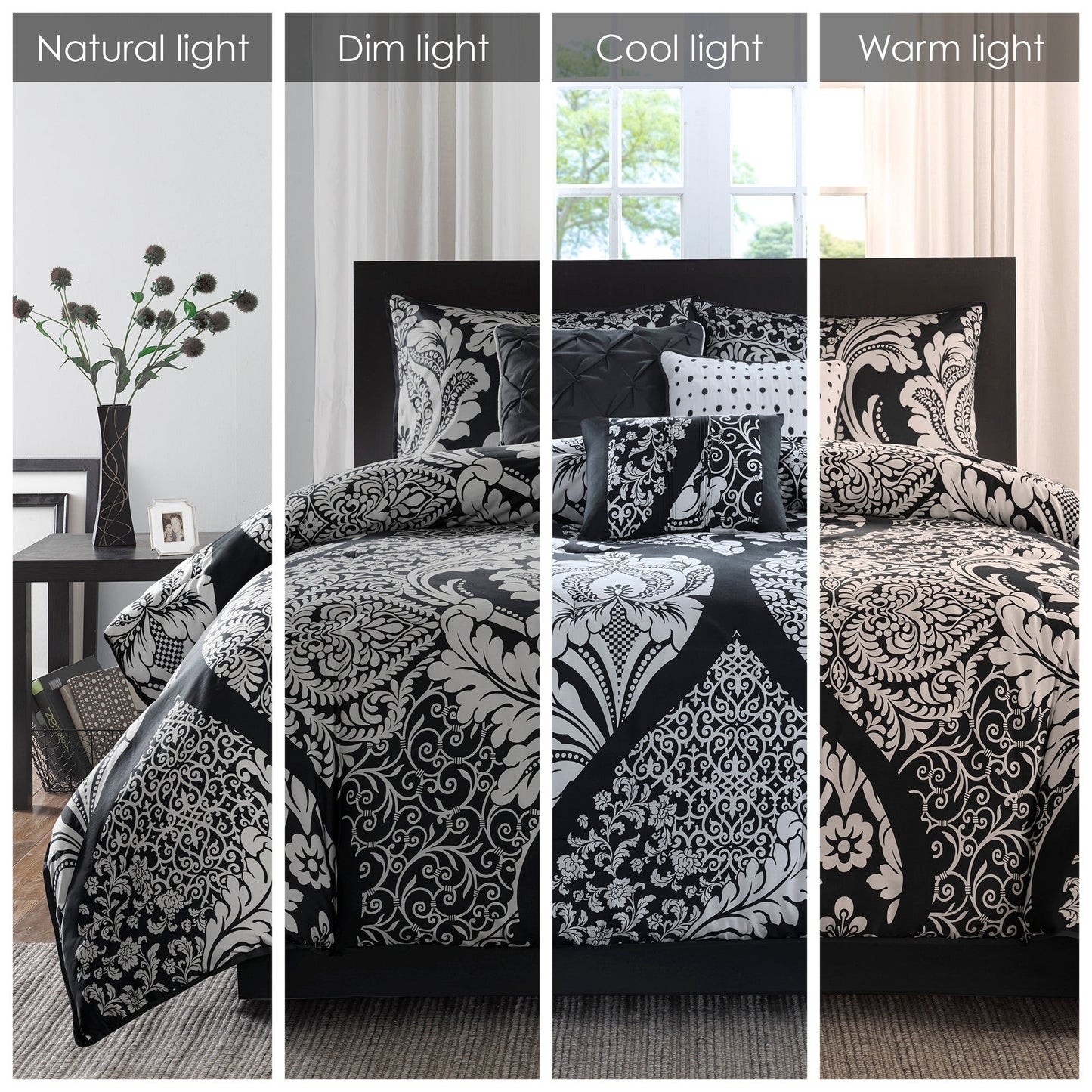 Ensemble de couette imprimée en coton Marcella de Madison Park, 7 pièces