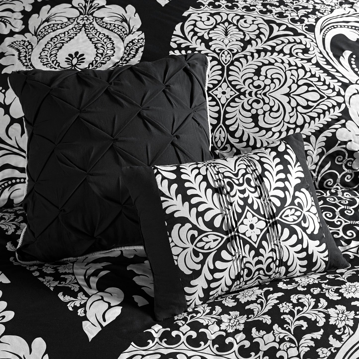 Ensemble de couette imprimée en coton Marcella de Madison Park, 7 pièces
