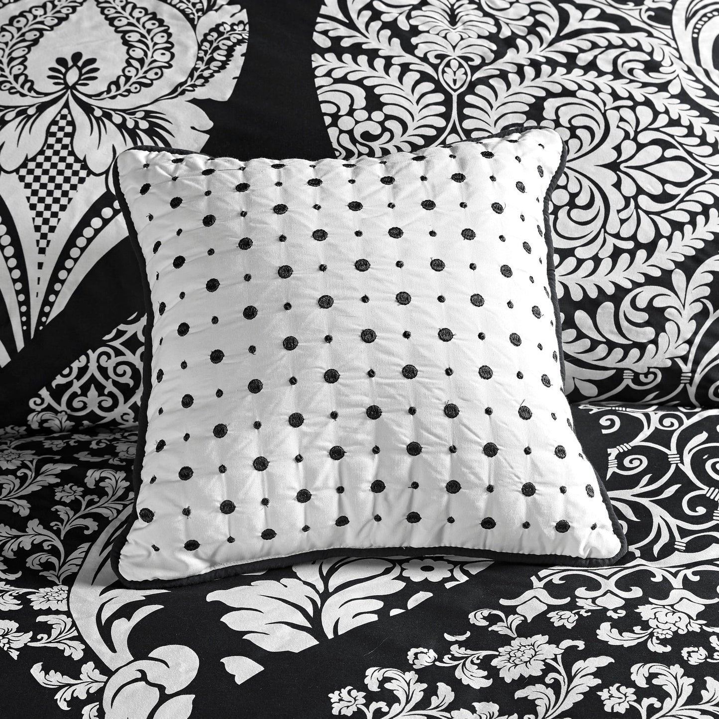 Ensemble de couette imprimée en coton Marcella de Madison Park, 7 pièces