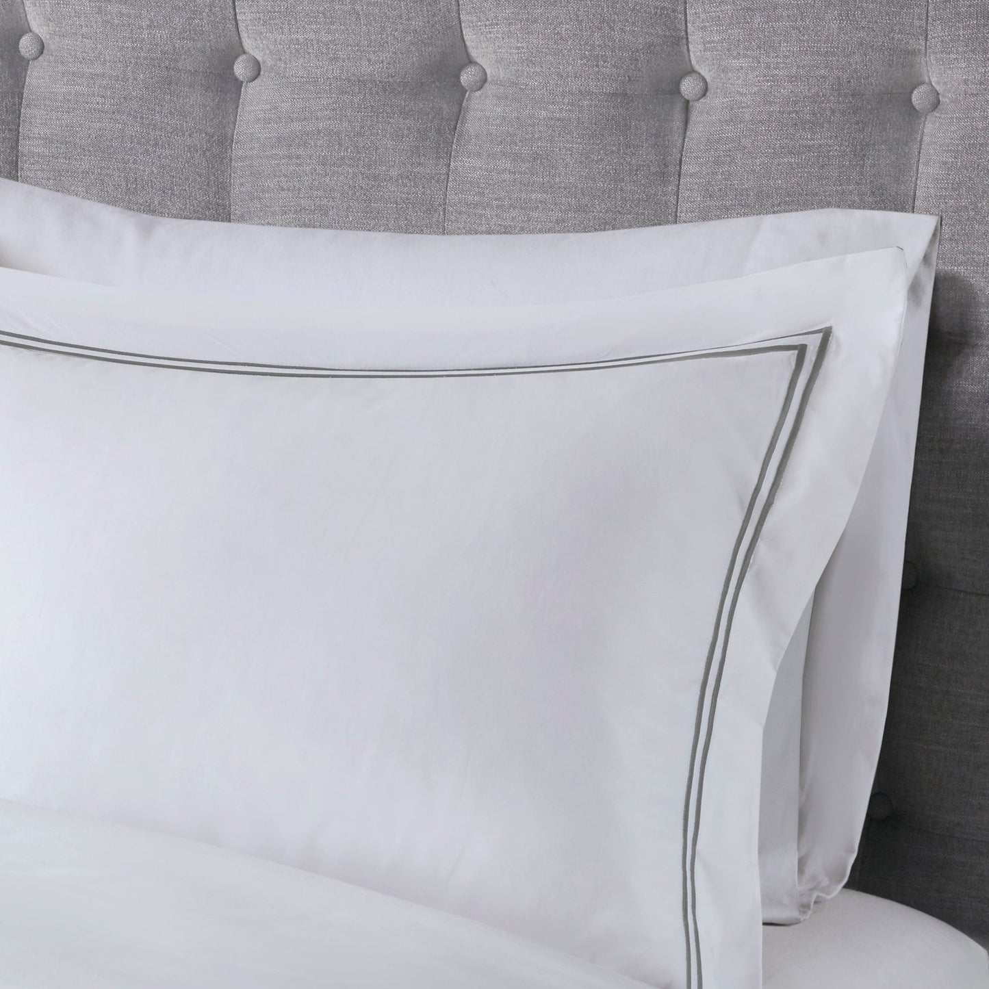 Ensemble de housse de couette brodée en satin de coton 100 % Madison Park Signature, collection de luxe, 500 fils au pouce.