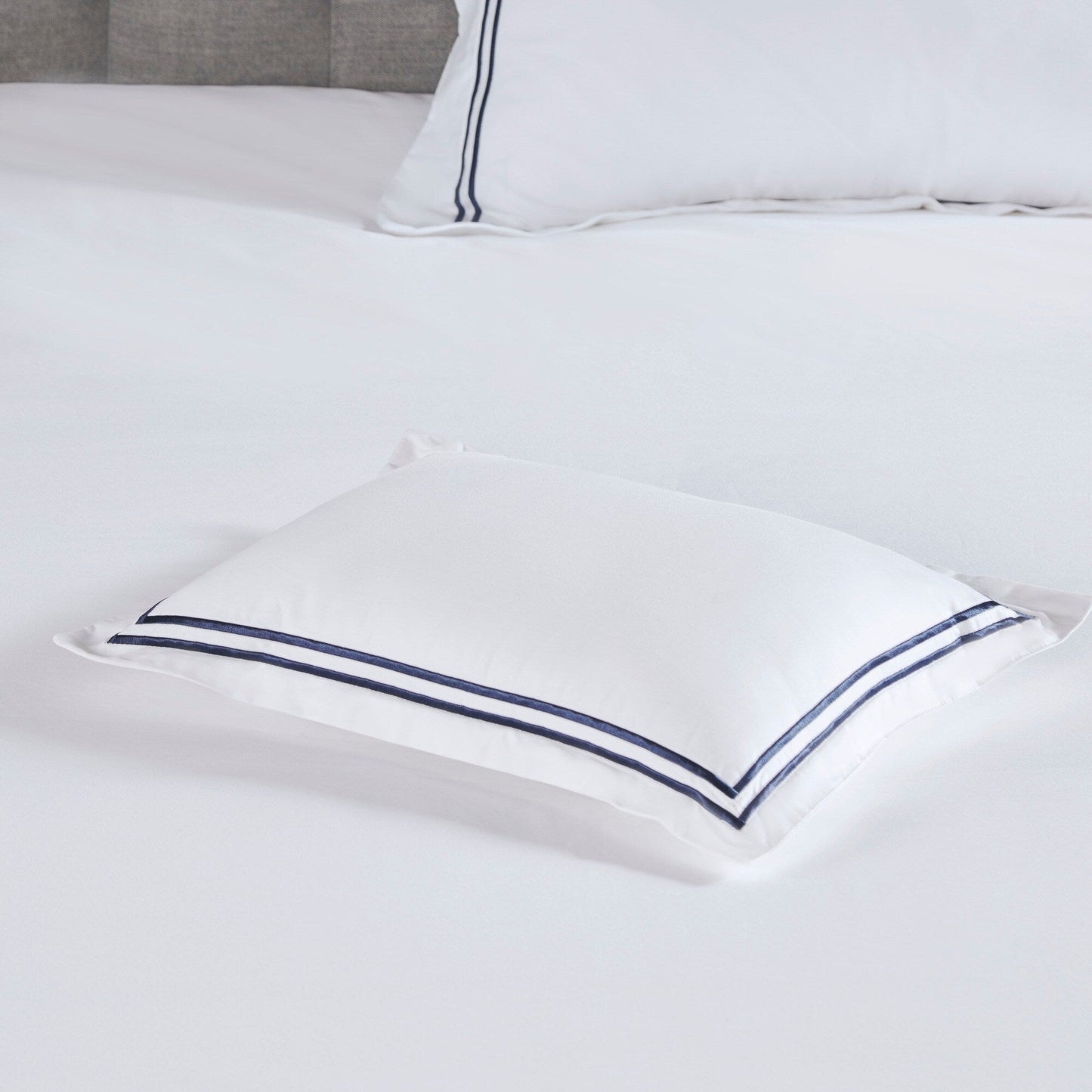 Ensemble de housse de couette brodée en satin de coton 100 % Madison Park Signature, collection de luxe, 500 fils au pouce.