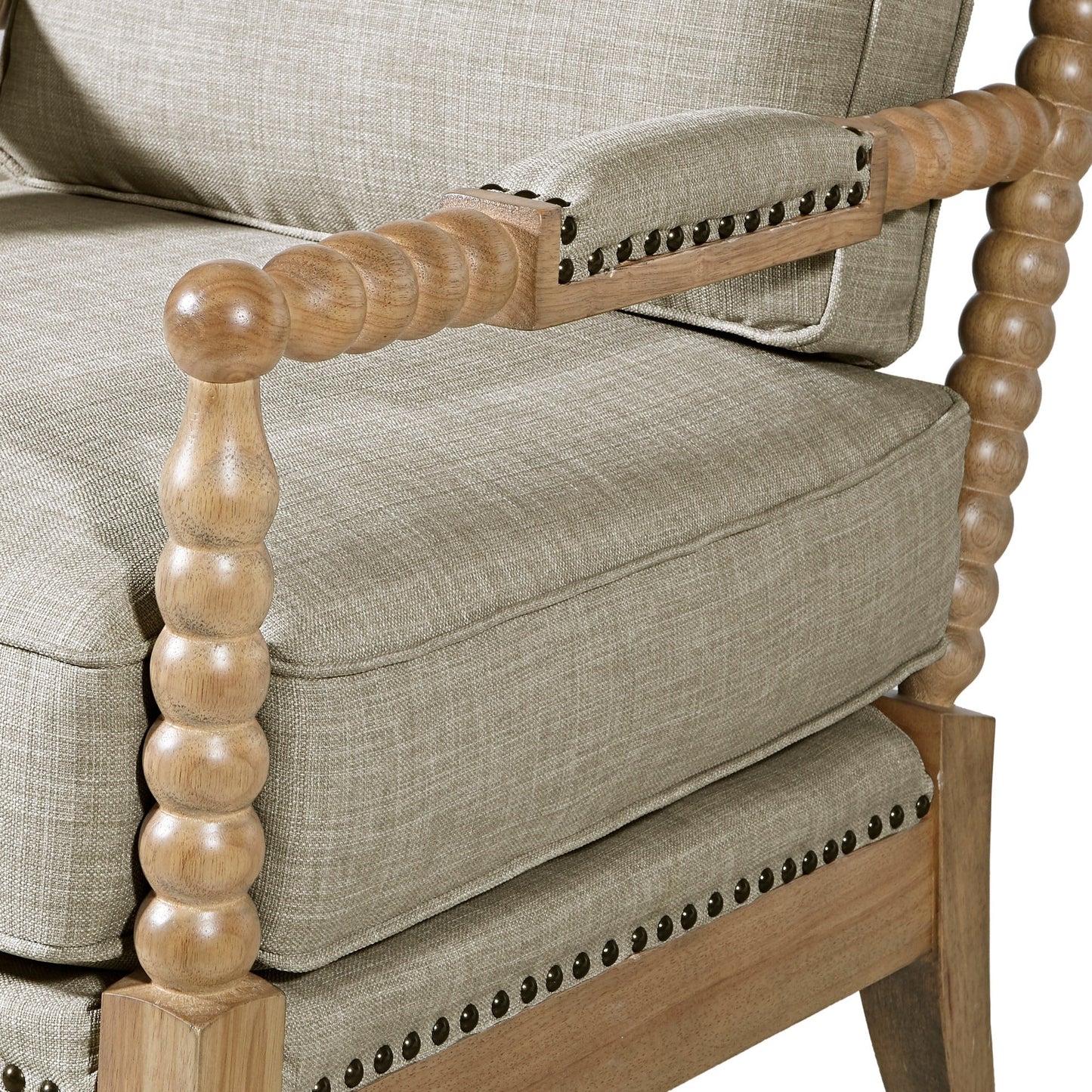 Fauteuil à cadre en bois tourné Donohue de Madison Park
