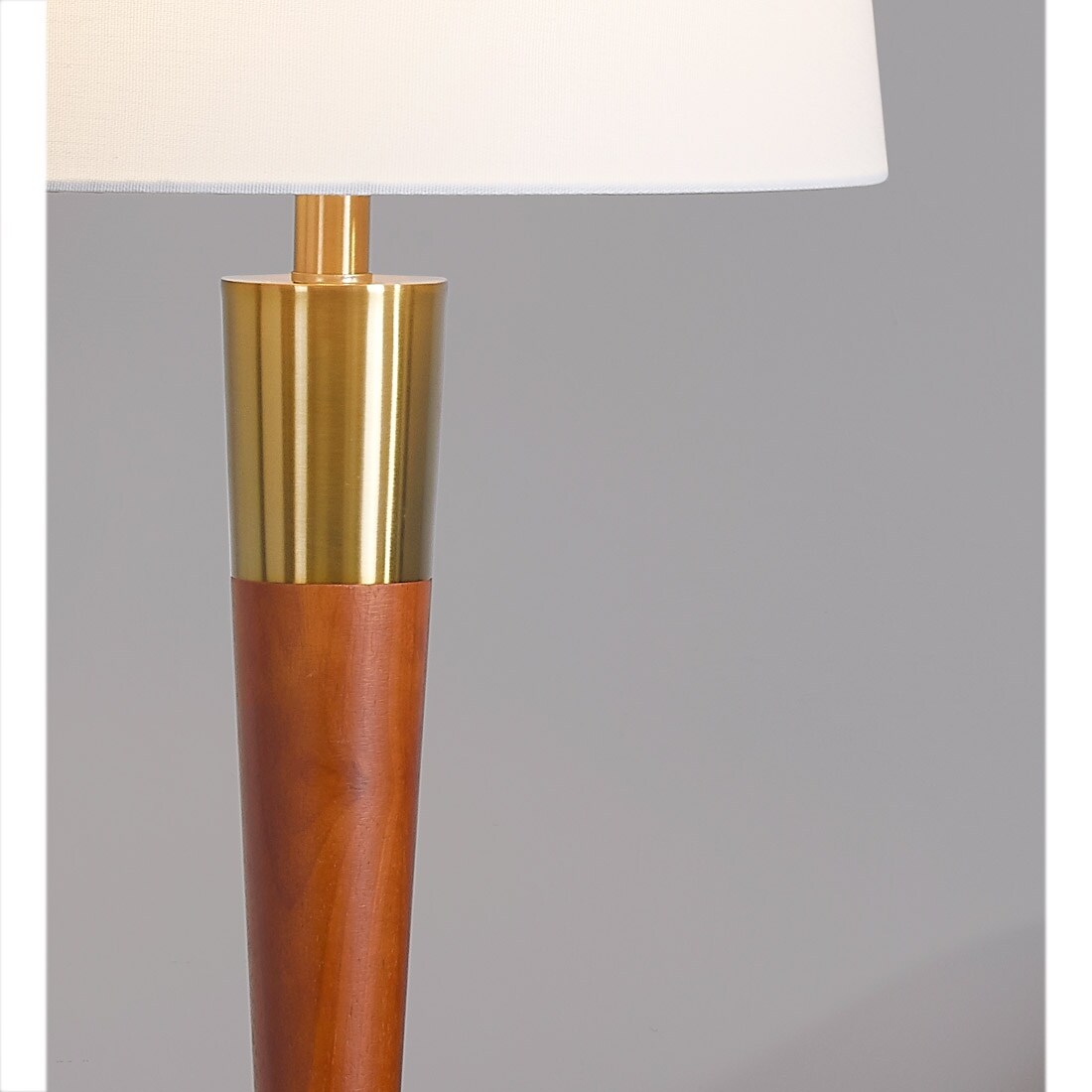 Lampes de table Manhattan en bois massif (lot de 2)