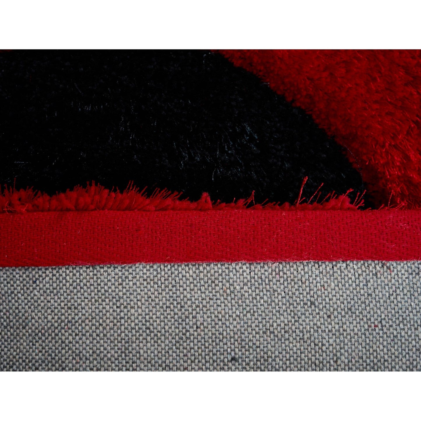 Tapis de sol Mateos Shag à motif abstrait