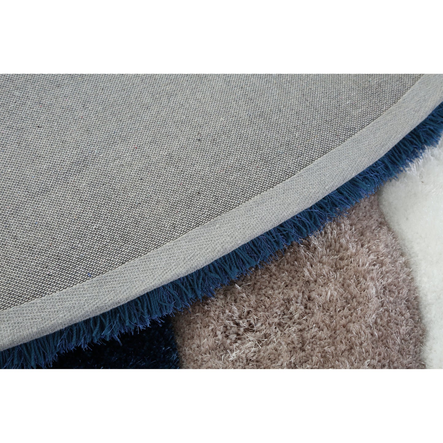 Tapis de sol Mateos Shag à motif abstrait