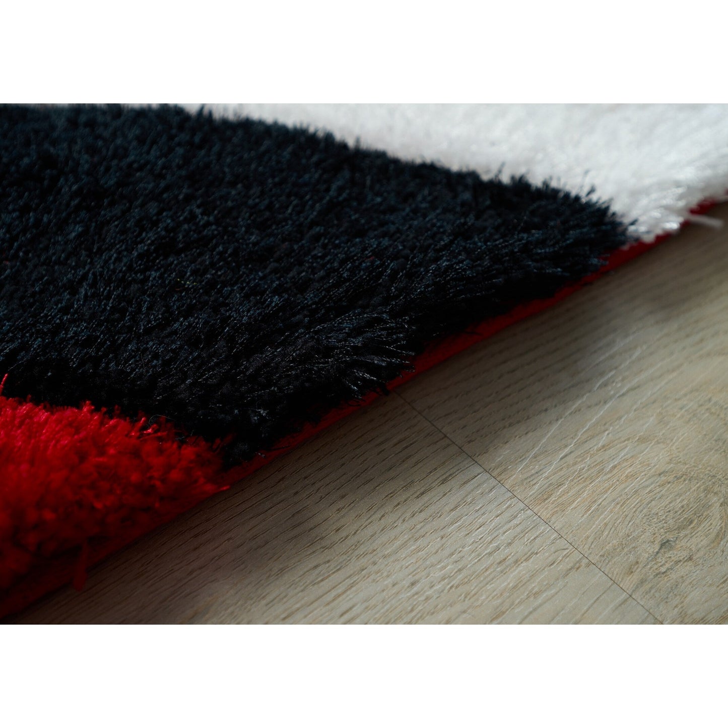Tapis de sol Mateos Shag à motif abstrait
