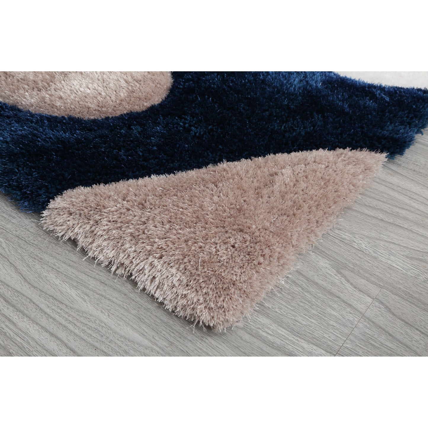 Tapis de sol Mateos Shag à motif abstrait