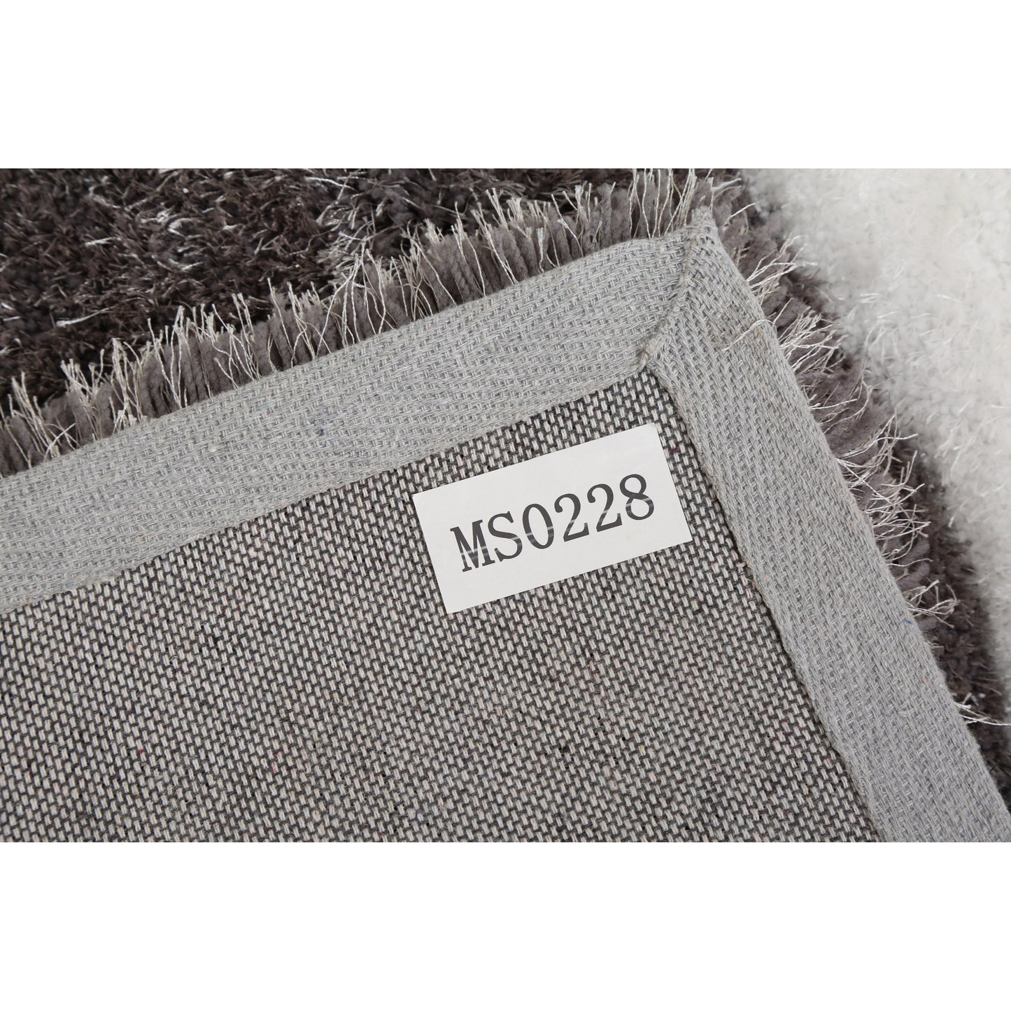 Tapis de sol Mateos Shag à motif abstrait