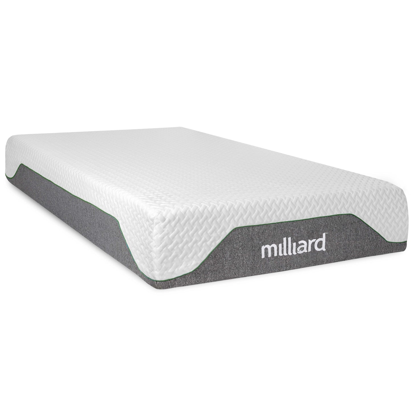 Milliard Matelas en mousse à mémoire de forme, 10 pouces, ferme, livré dans une boîte, soulage la pression, modèle classique