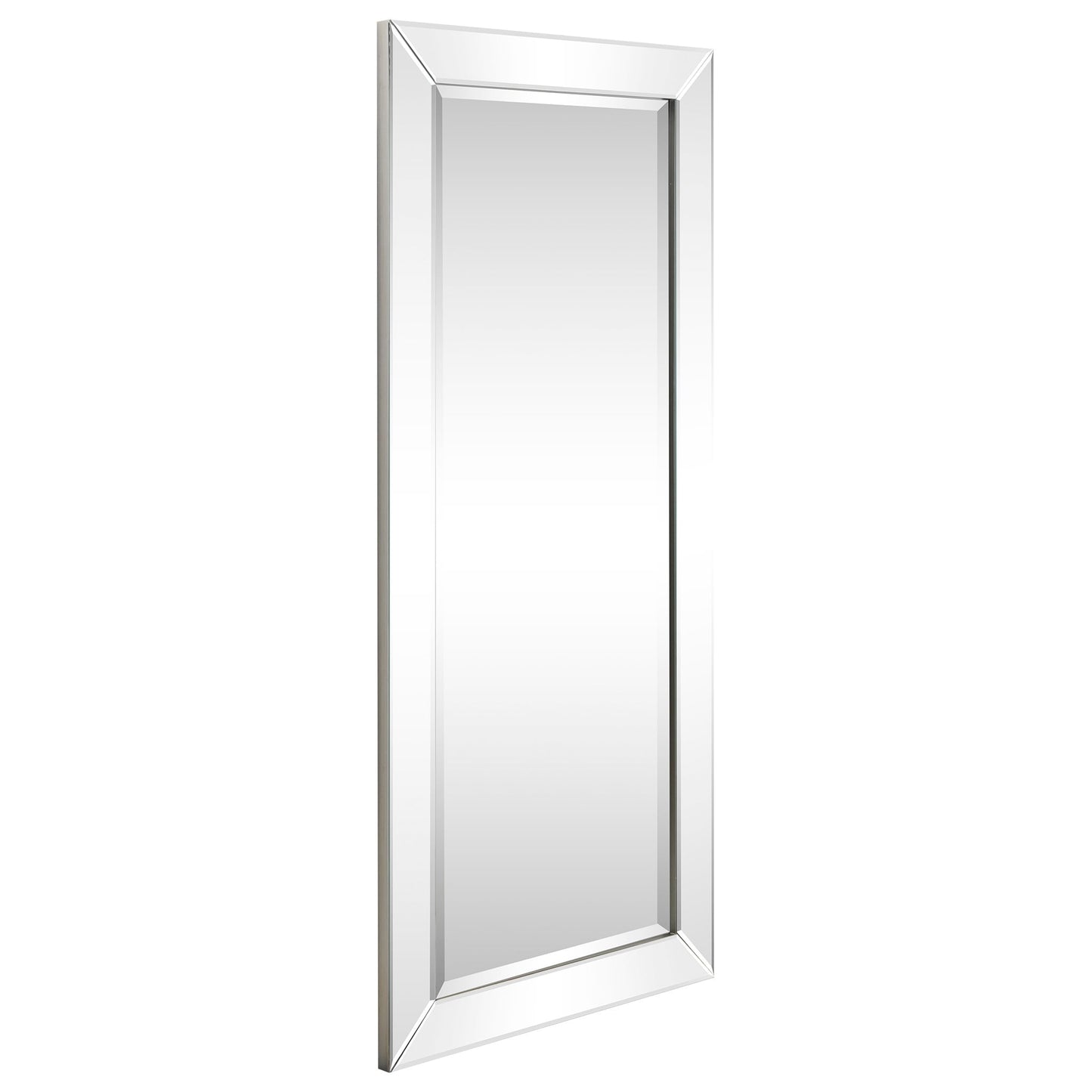 Miroir rectangulaire biseauté transparent haute définition à monter au mur pour salle de bain, meuble-lavabo, chambre à coucher, 3 tailles