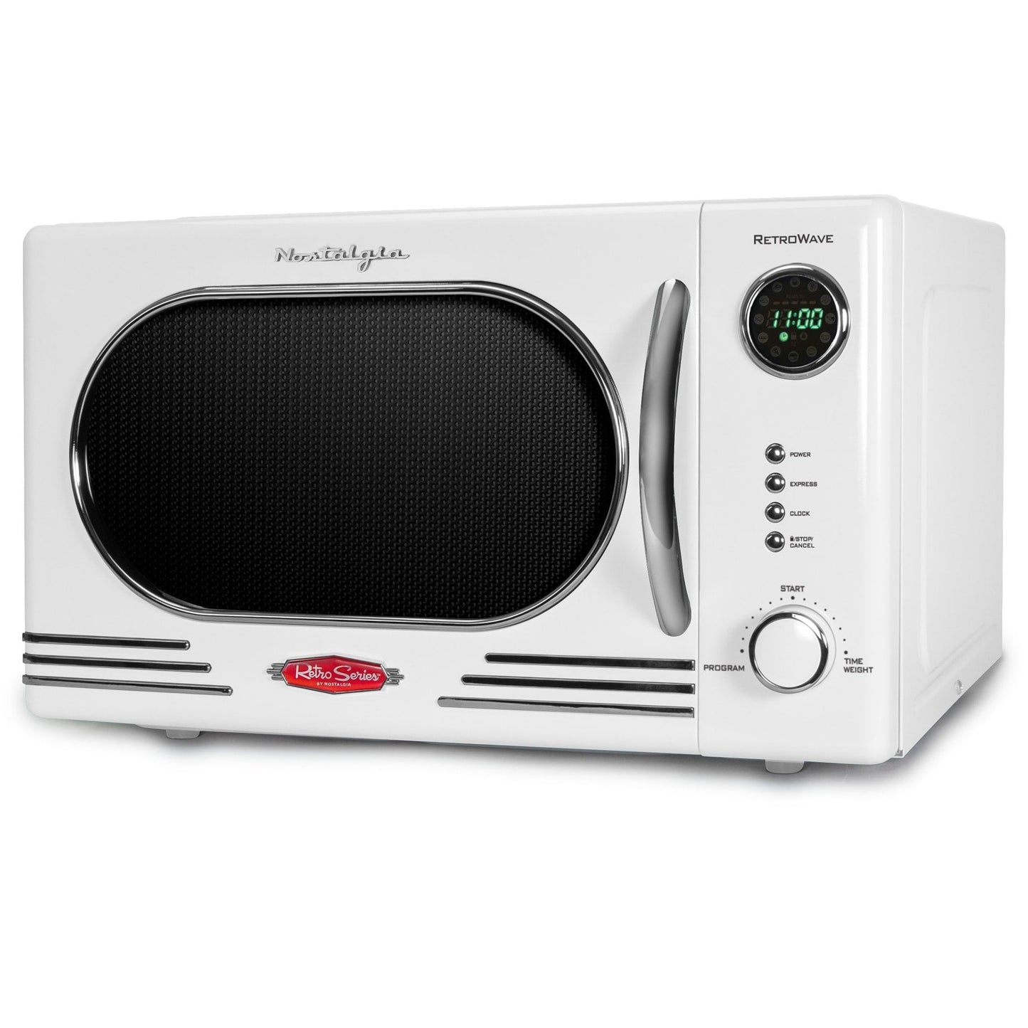 Four à micro-ondes sur comptoir rétro Nostalgia de 1,1 pi³ et 1000 W