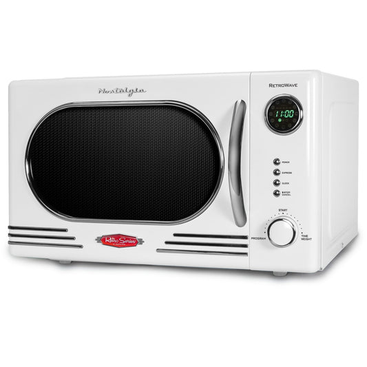 Four à micro-ondes sur comptoir rétro Nostalgia de 1,1 pi³ et 1000 W