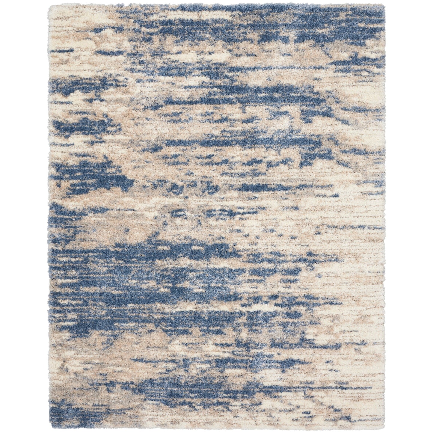 Tapis de sol ultra moelleux à poils longs, abstrait et glamour de la marque Nourison