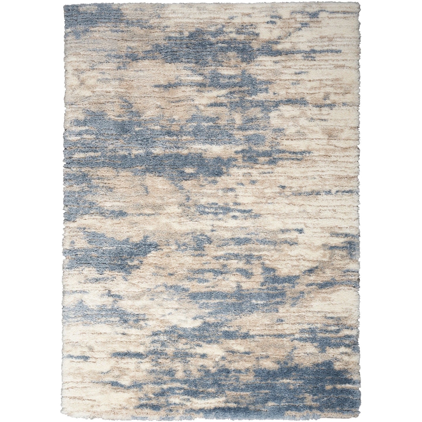 Tapis de sol ultra moelleux à poils longs, abstrait et glamour de la marque Nourison