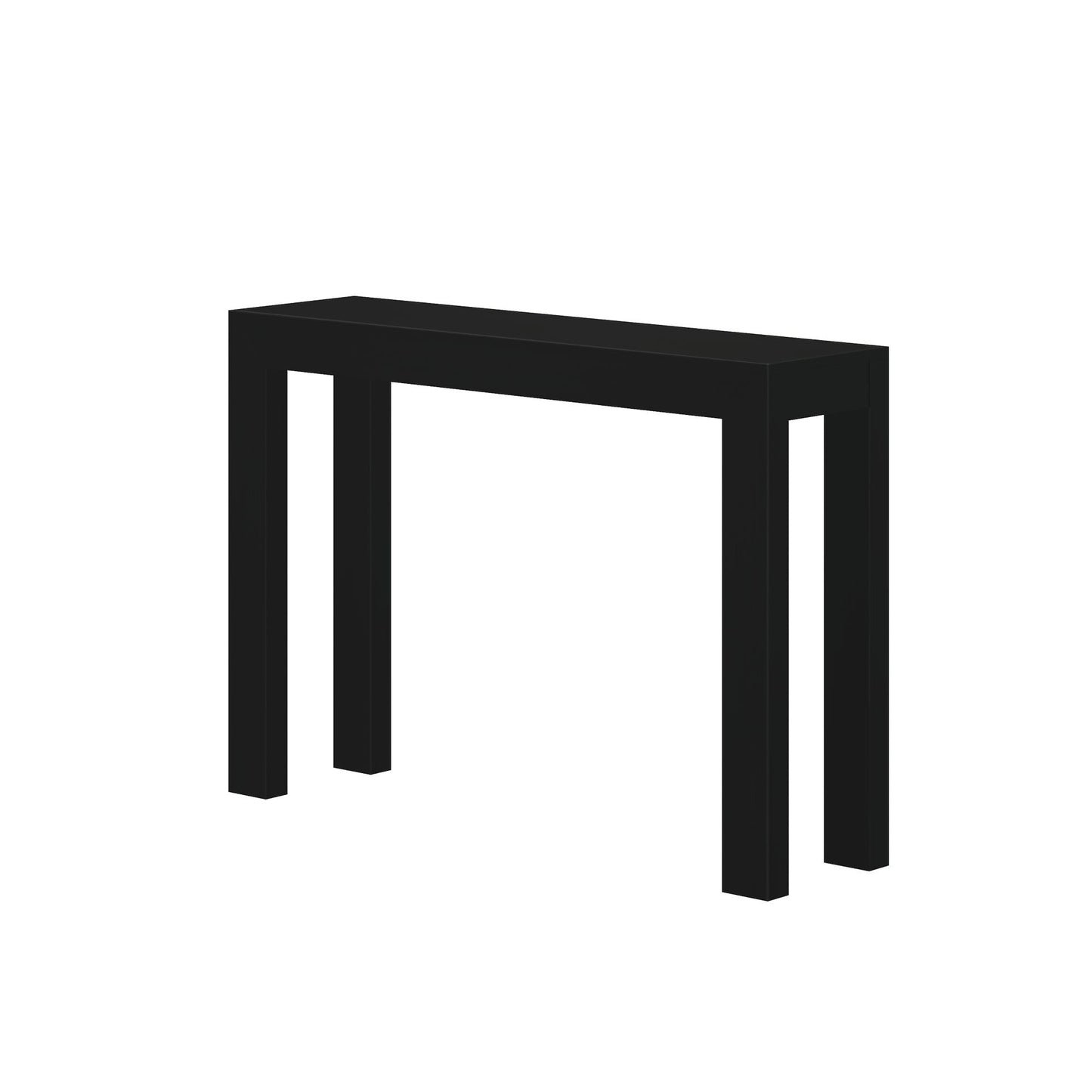 Table console moderne à structure de poutres et de planches - 46