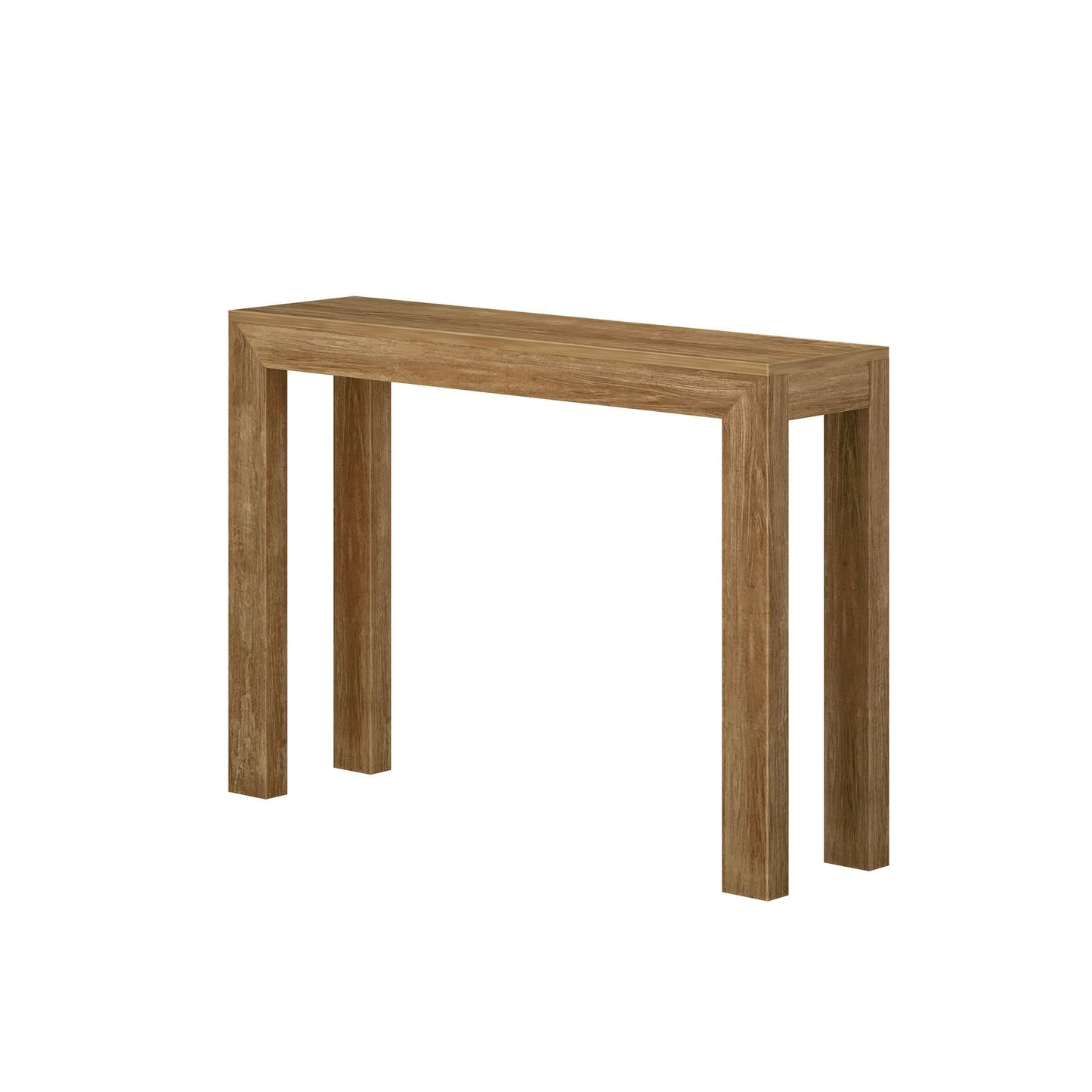 Table console moderne à structure de poutres et de planches - 46