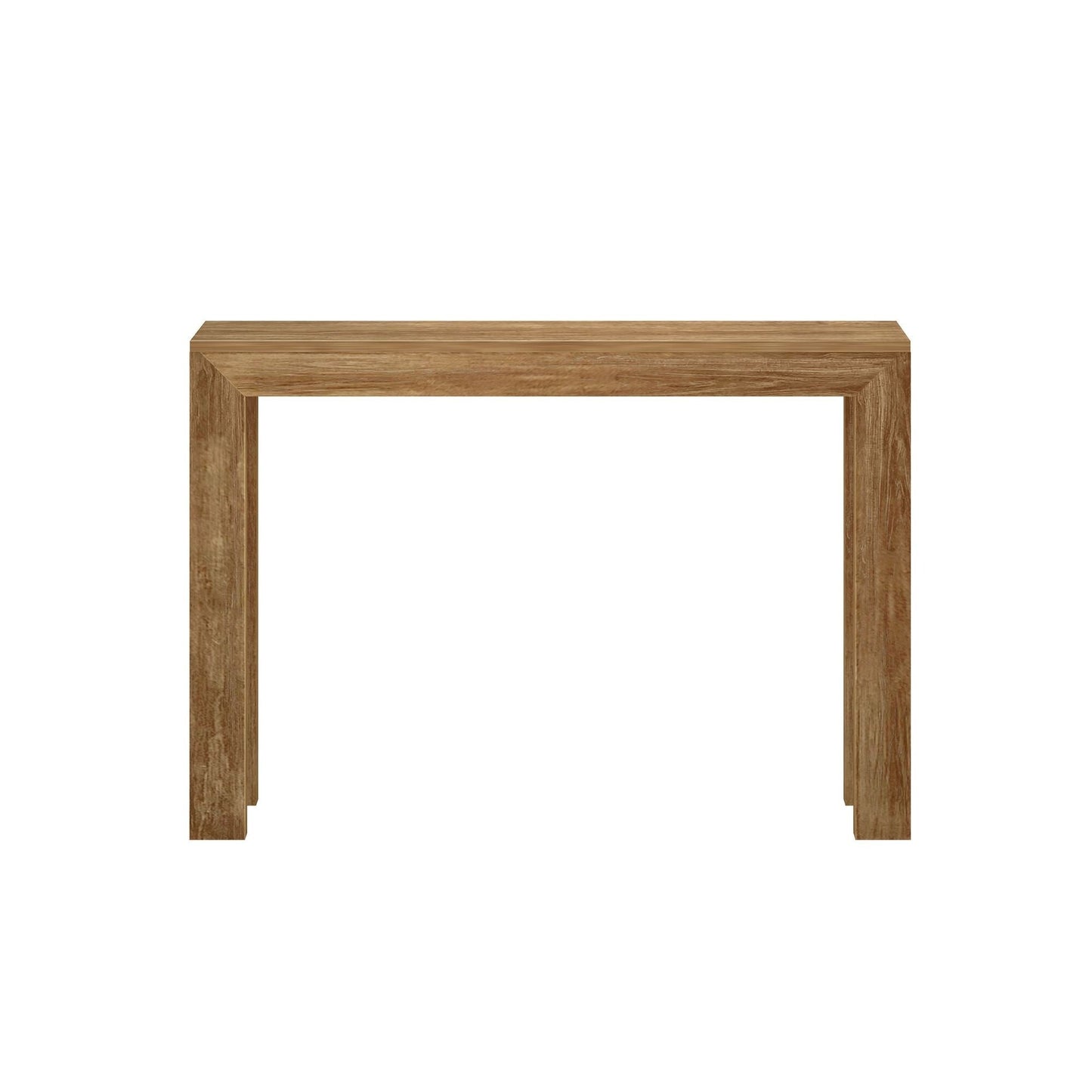 Table console moderne à structure de poutres et de planches - 46
