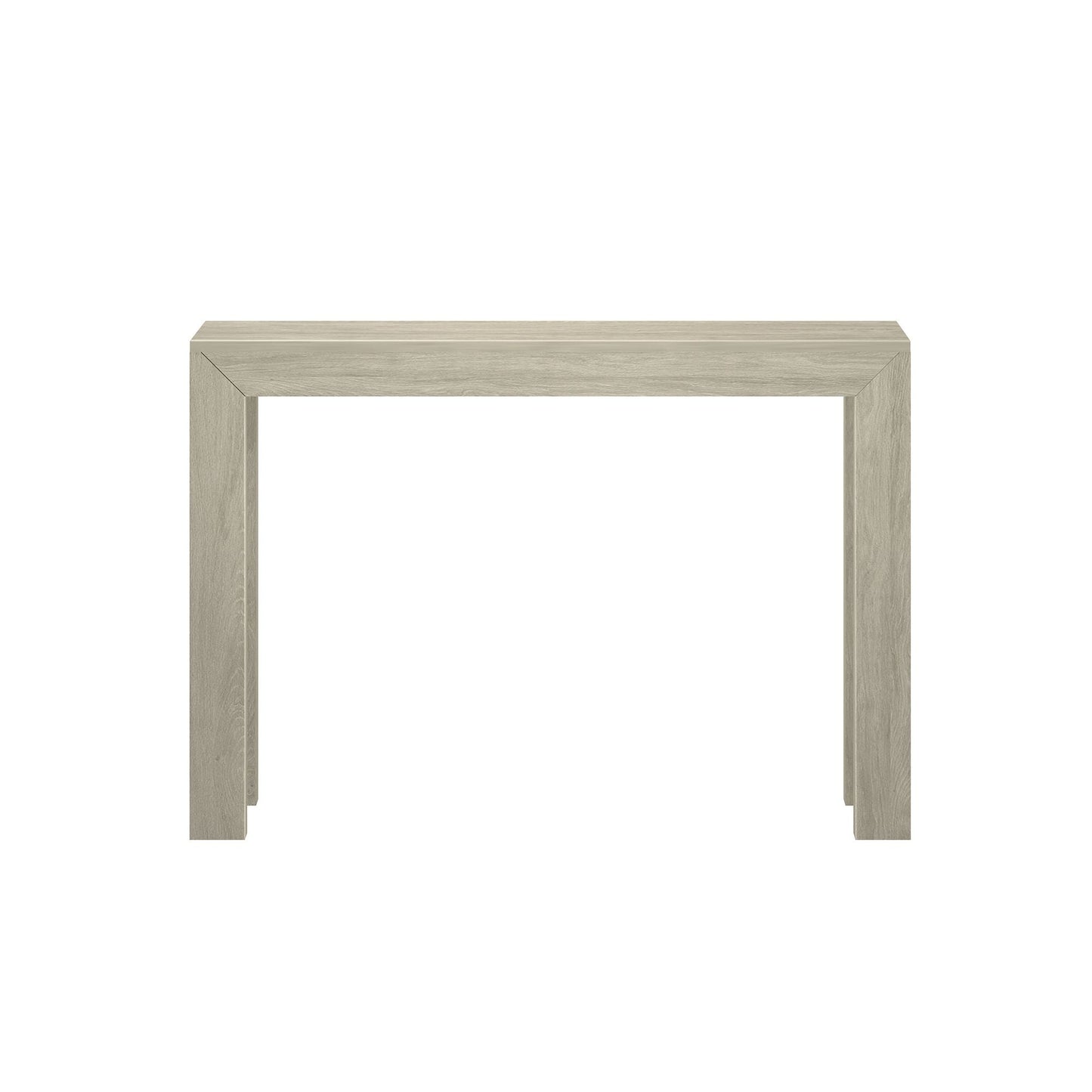 Table console moderne à structure de poutres et de planches - 46