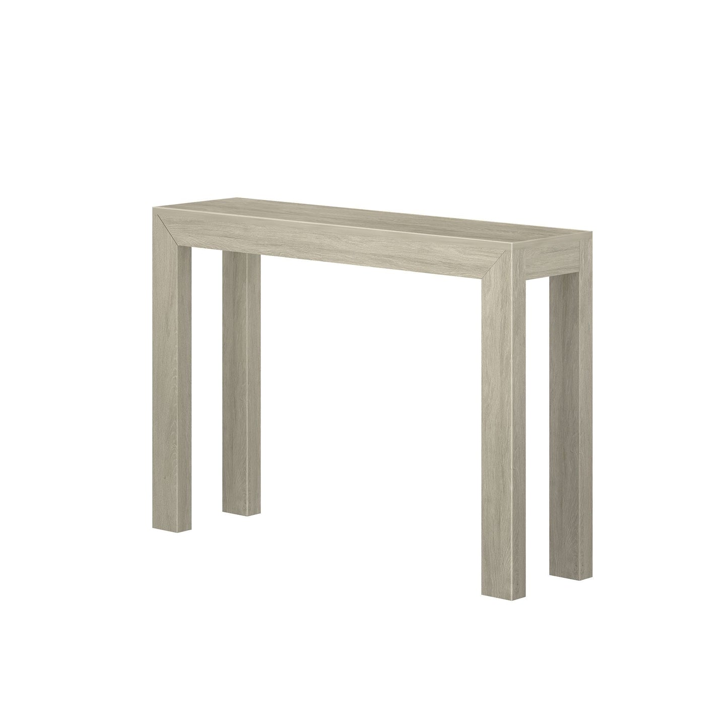 Table console moderne à structure de poutres et de planches - 46