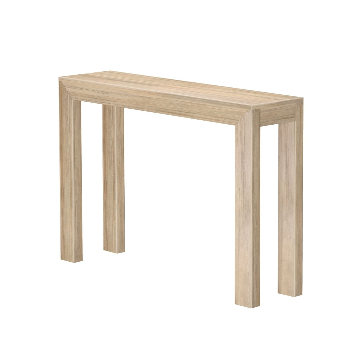 Table console moderne à structure de poutres et de planches - 46