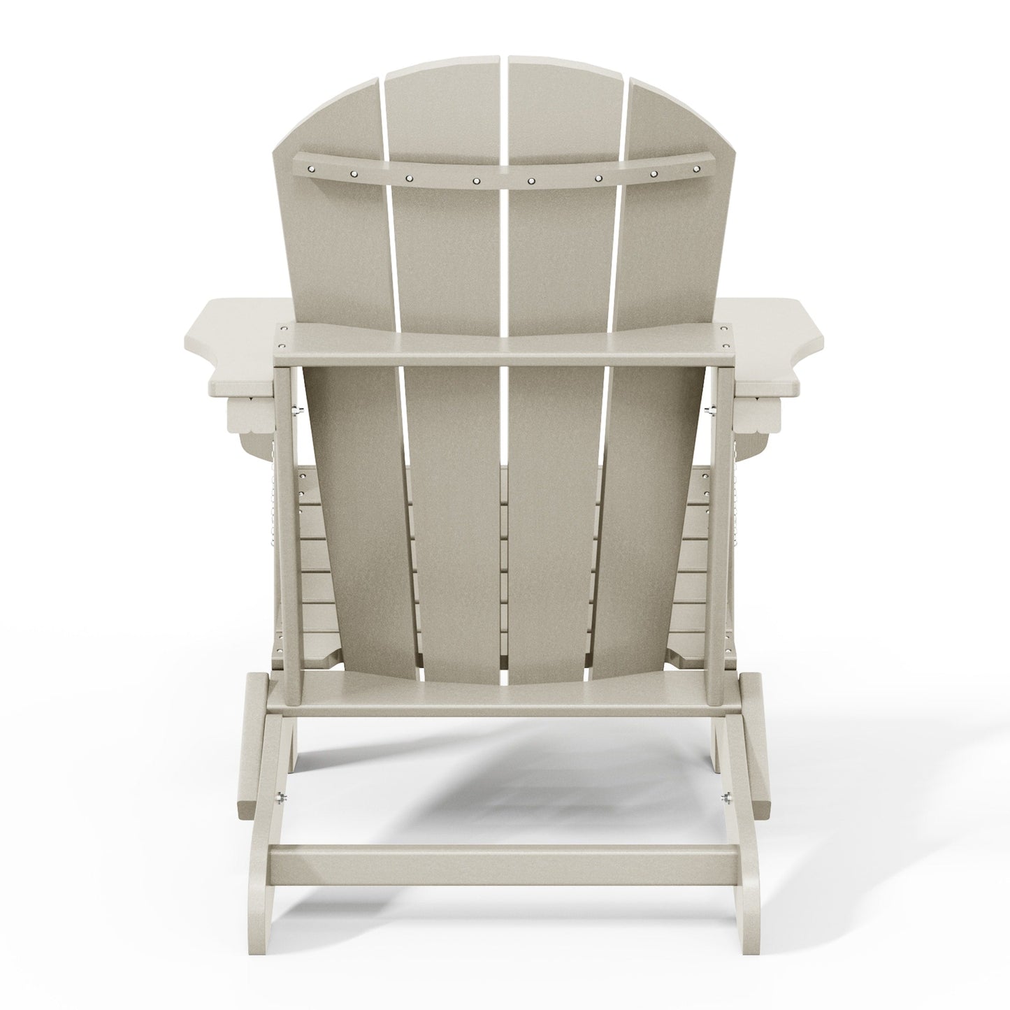 Chaise de jardin Adirondack pliable, résistante à la décoloration et aux intempéries, modèle Laguna de Polytrends