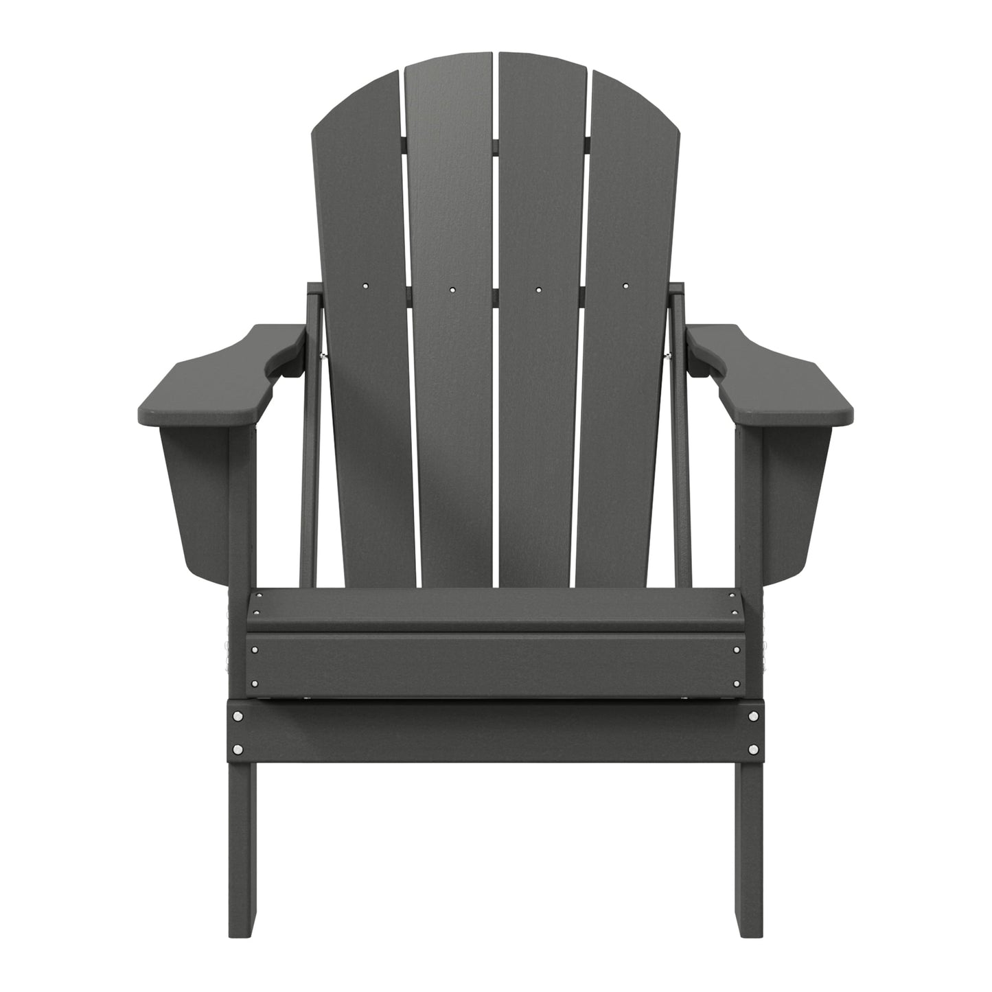Chaise de jardin Adirondack pliable, résistante à la décoloration et aux intempéries, modèle Laguna de Polytrends