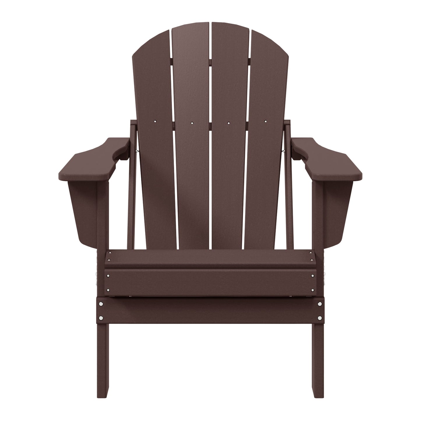 Chaise de jardin Adirondack pliable, résistante à la décoloration et aux intempéries, modèle Laguna de Polytrends