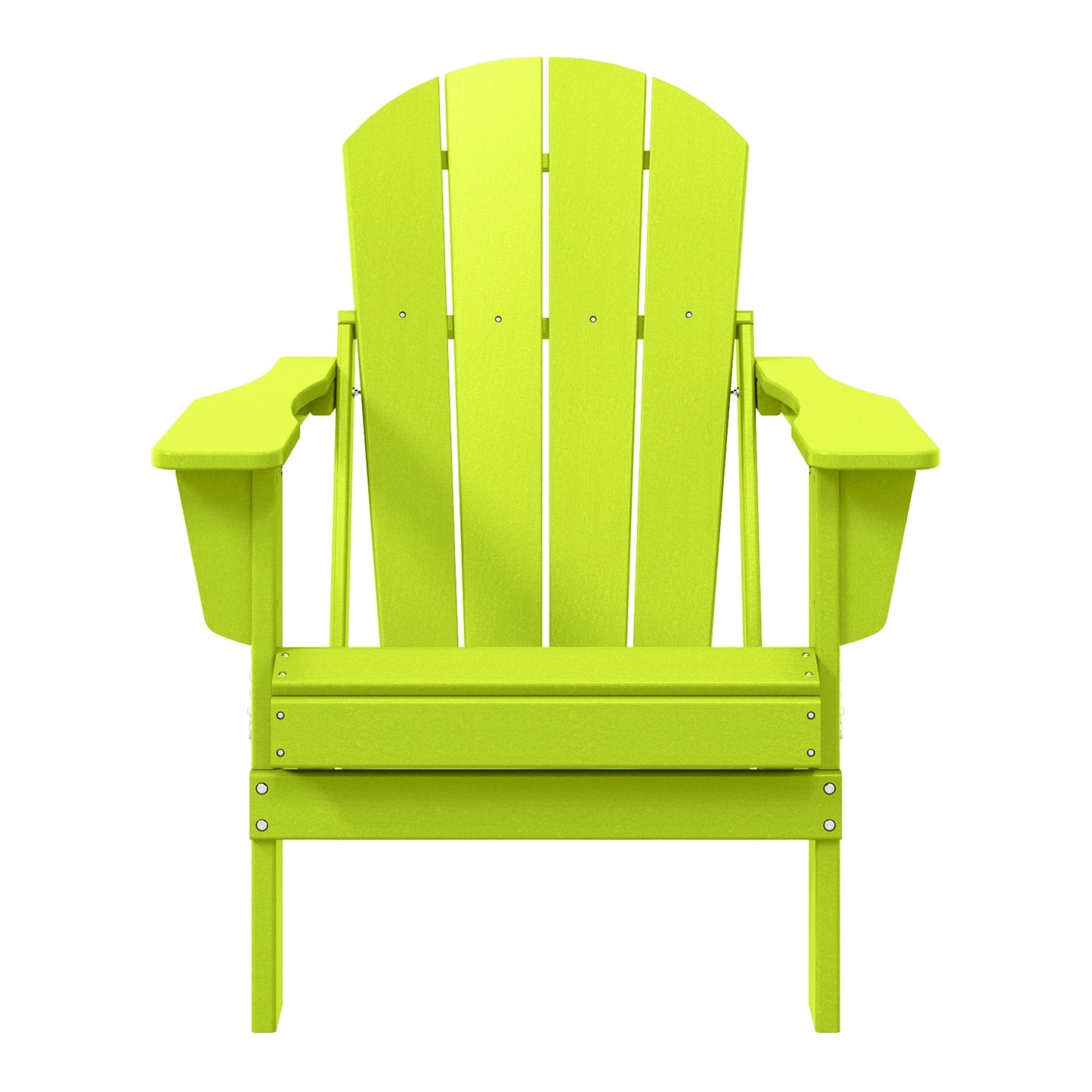 Chaise de jardin Adirondack pliable, résistante à la décoloration et aux intempéries, modèle Laguna de Polytrends
