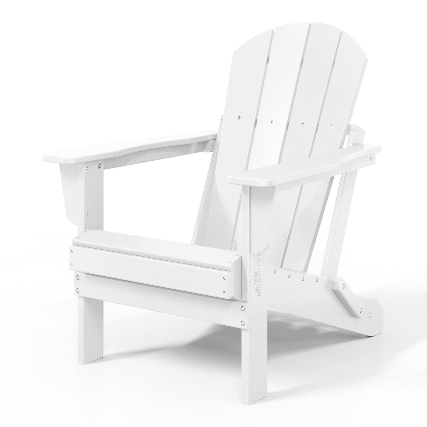 Chaises de jardin pliantes Adirondack Polytrends Laguna résistantes aux intempéries (lot de 4)