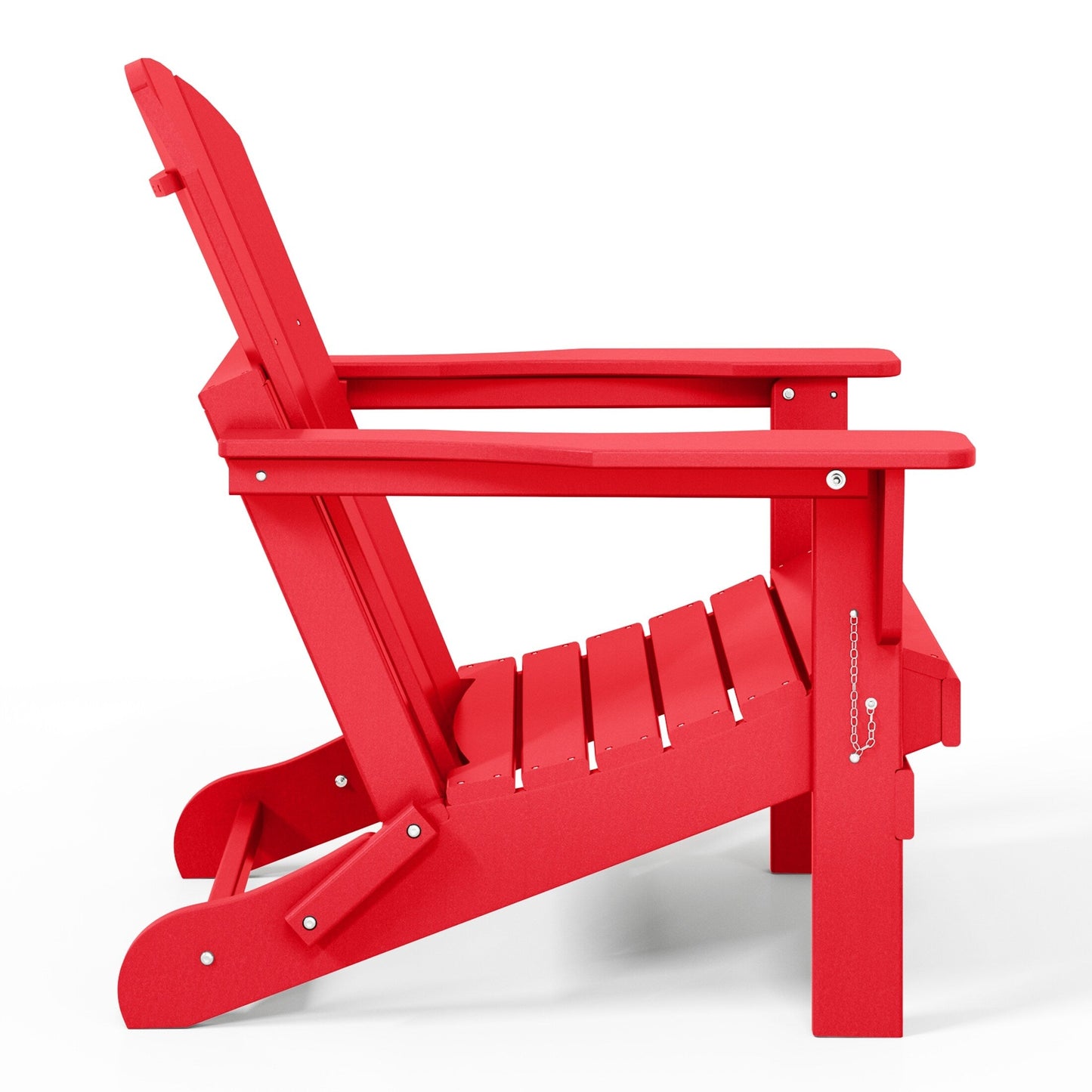 Chaises de jardin pliantes Adirondack Polytrends Laguna résistantes aux intempéries (lot de 4)