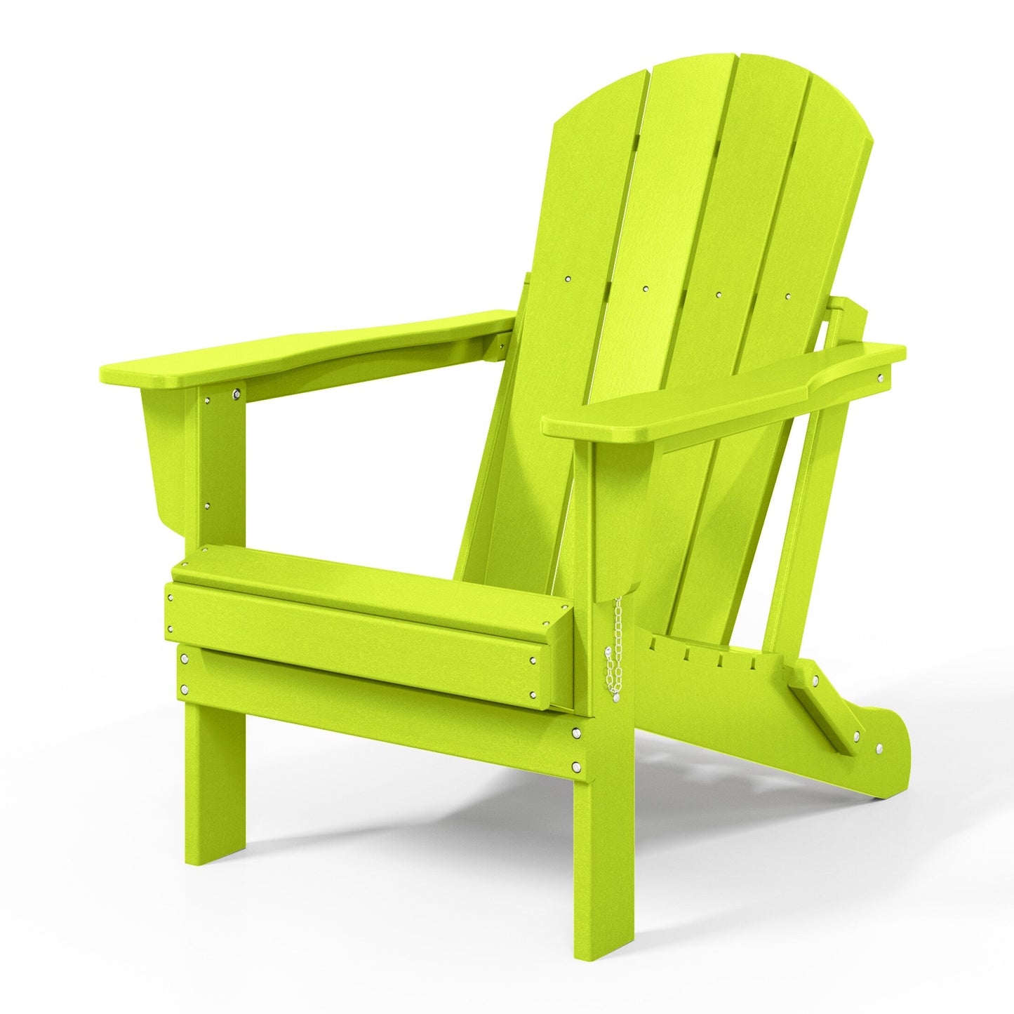 Chaises de jardin pliantes Adirondack Polytrends Laguna résistantes aux intempéries (lot de 4)