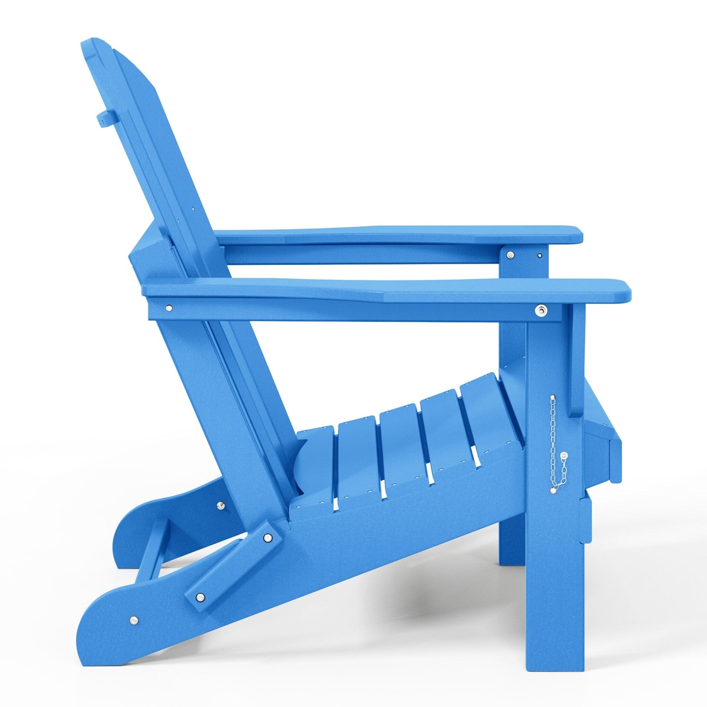 Chaises de jardin pliantes Adirondack Polytrends Laguna résistantes aux intempéries (lot de 4)