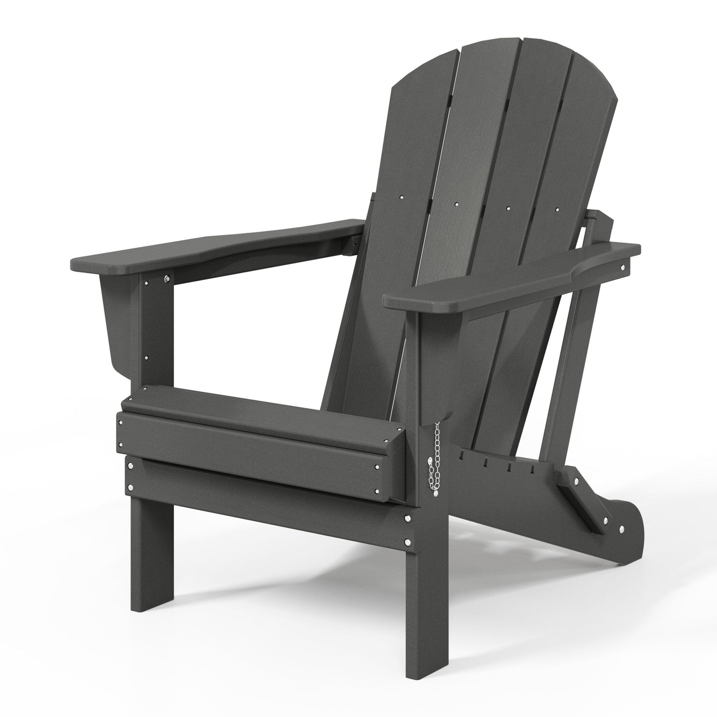 Chaises de jardin pliantes Adirondack Polytrends Laguna résistantes aux intempéries (lot de 4)
