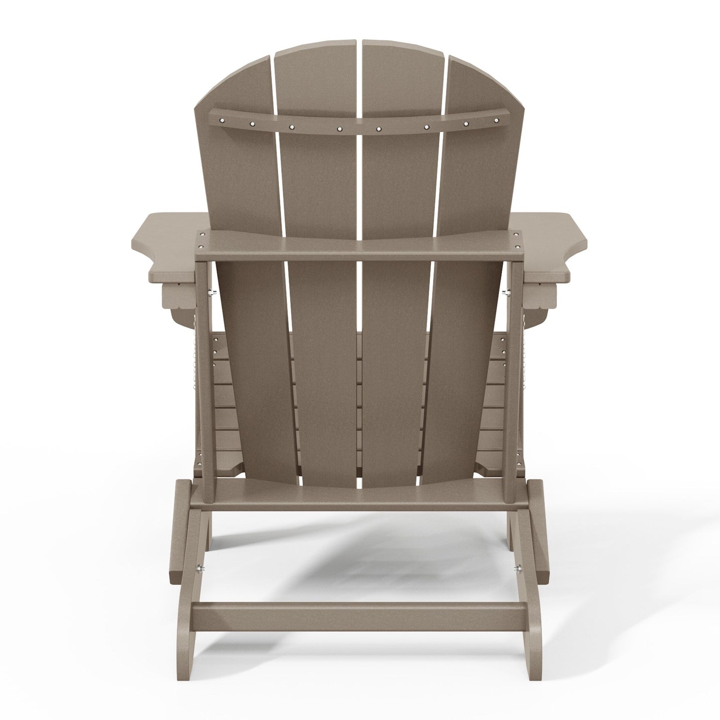 Chaises de jardin pliantes Adirondack Polytrends Laguna résistantes aux intempéries (lot de 4)