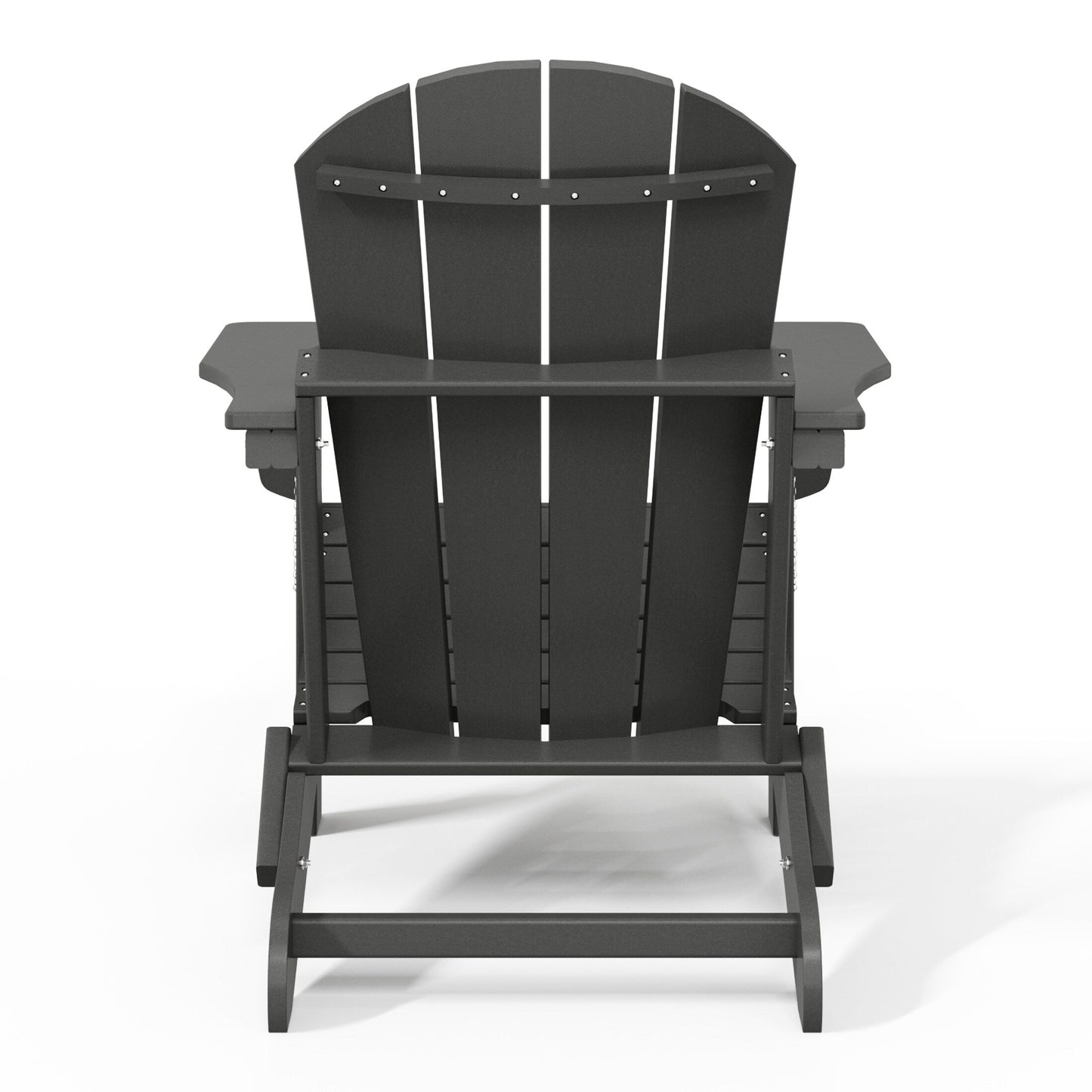 Chaises de jardin pliantes Adirondack Polytrends Laguna résistantes aux intempéries (lot de 4)