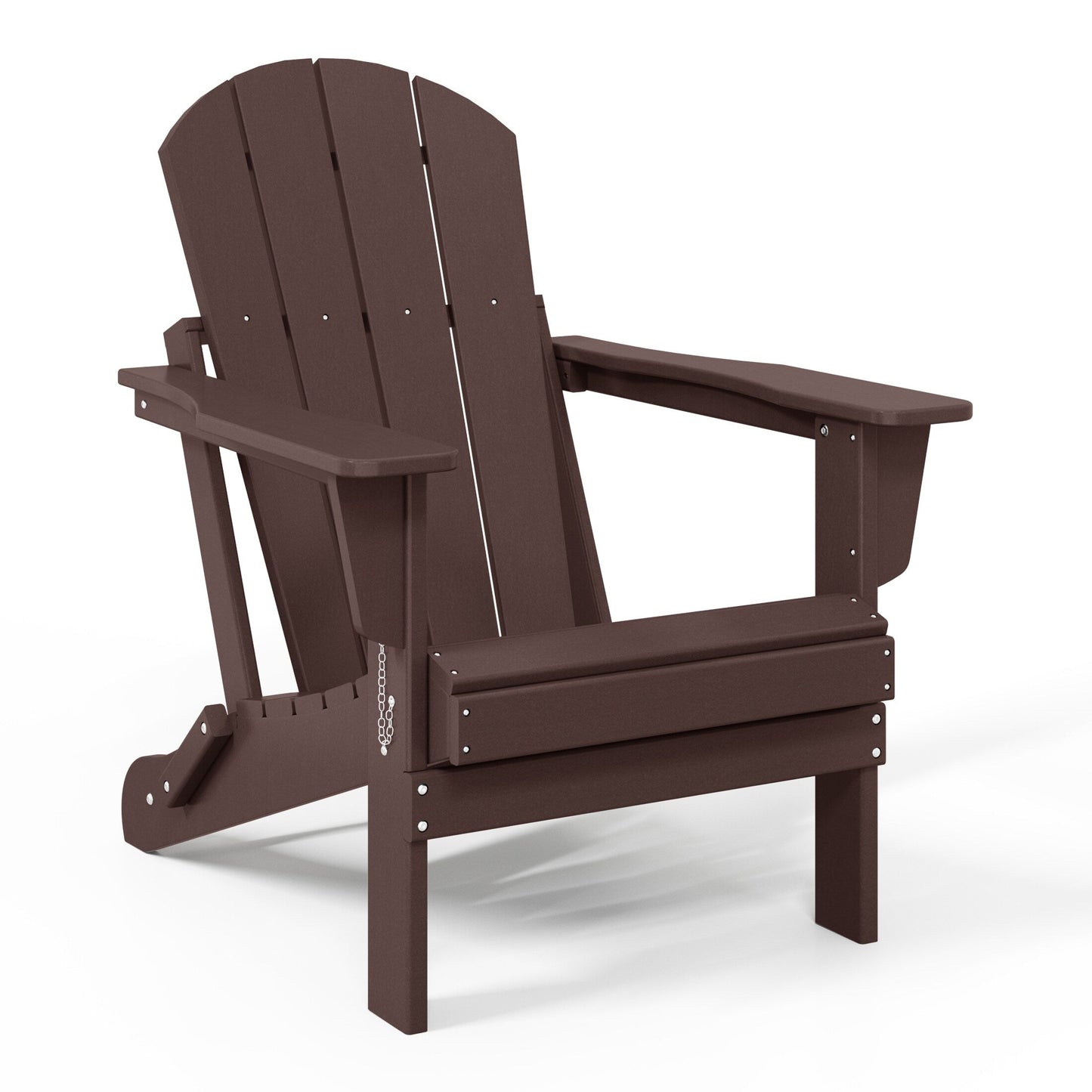 Chaises de jardin pliantes Adirondack Polytrends Laguna résistantes aux intempéries (lot de 4)