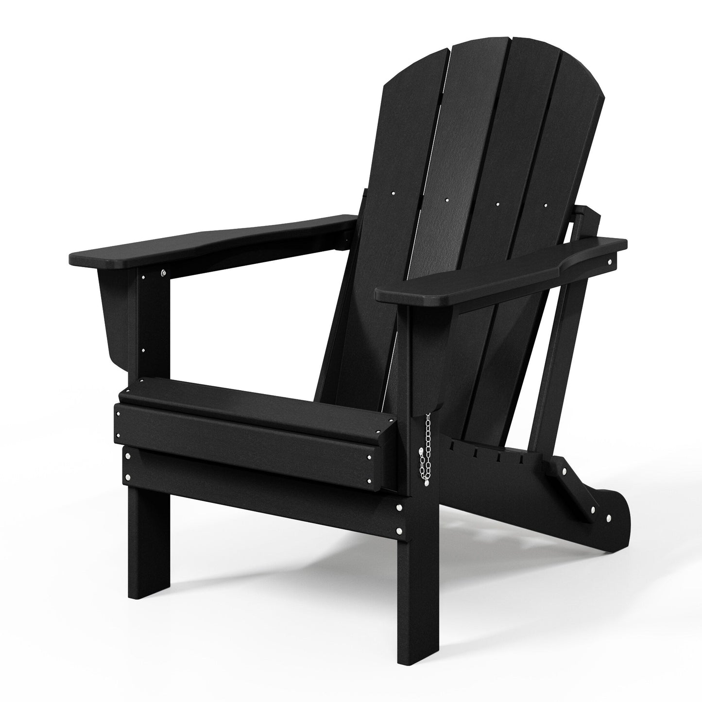 Chaises de jardin pliantes Adirondack Polytrends Laguna résistantes aux intempéries (lot de 4)