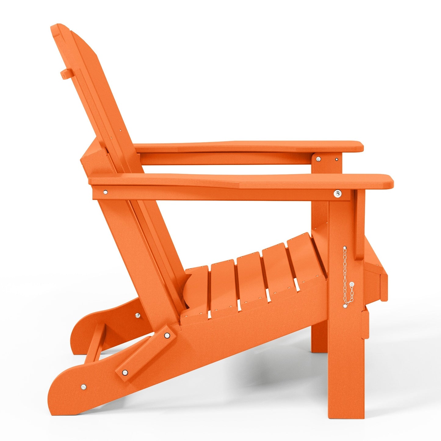 Chaises de jardin pliantes Adirondack Polytrends Laguna résistantes aux intempéries (lot de 4)