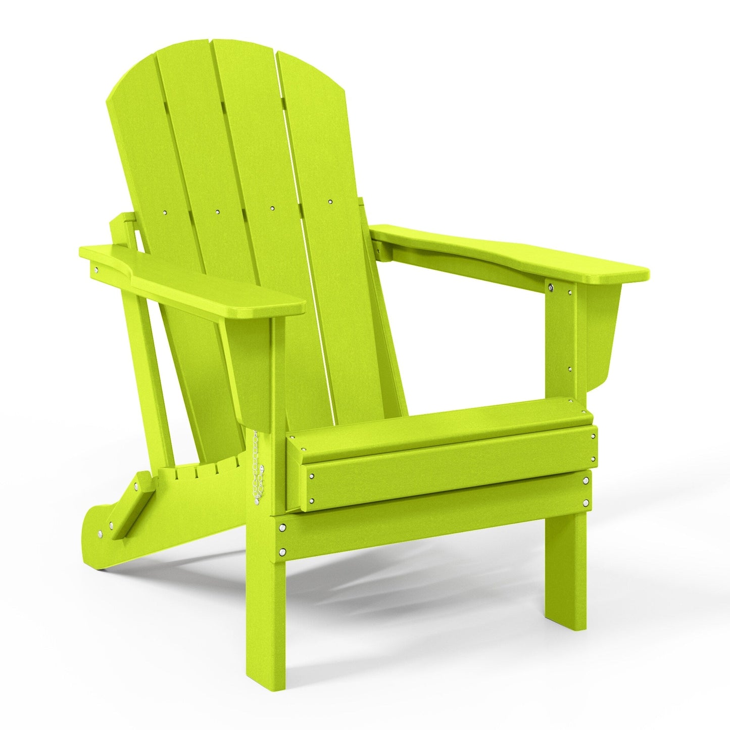 Chaises de jardin pliantes Adirondack Polytrends Laguna résistantes aux intempéries (lot de 4)