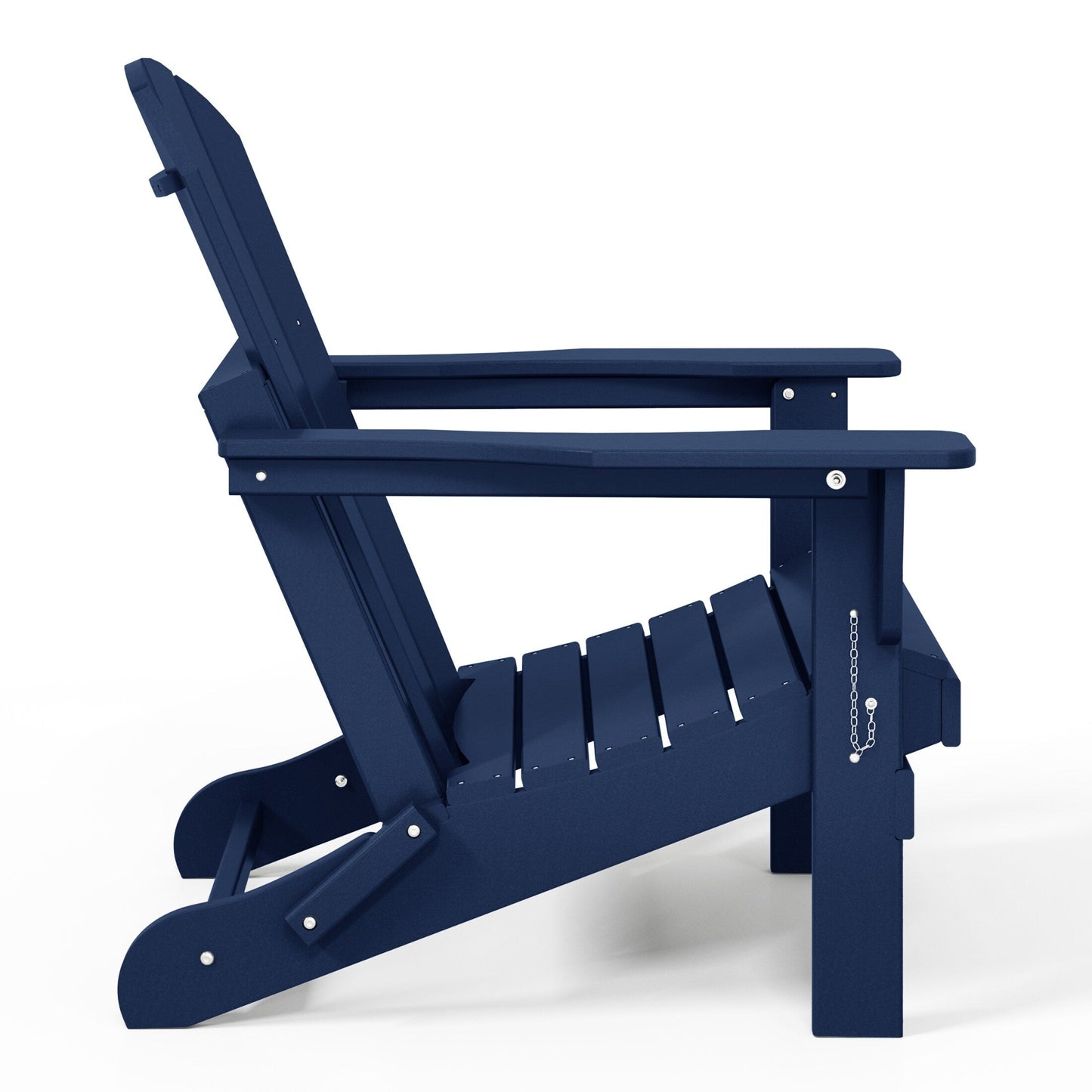 Chaises de jardin pliantes Adirondack Polytrends Laguna résistantes aux intempéries (lot de 4)