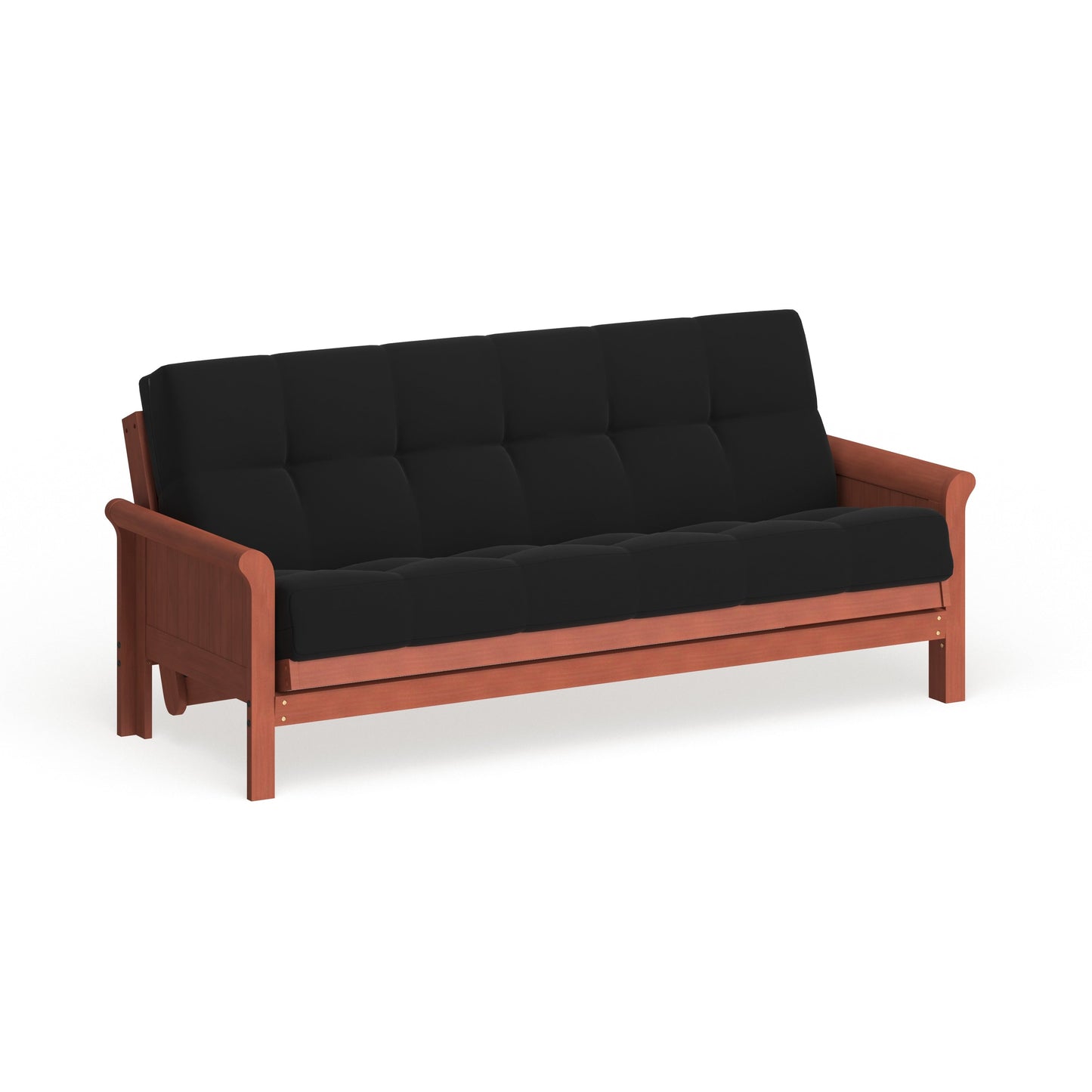 Matelas futon en toile twill de 25 cm d'épaisseur (simple, double ou queen size)