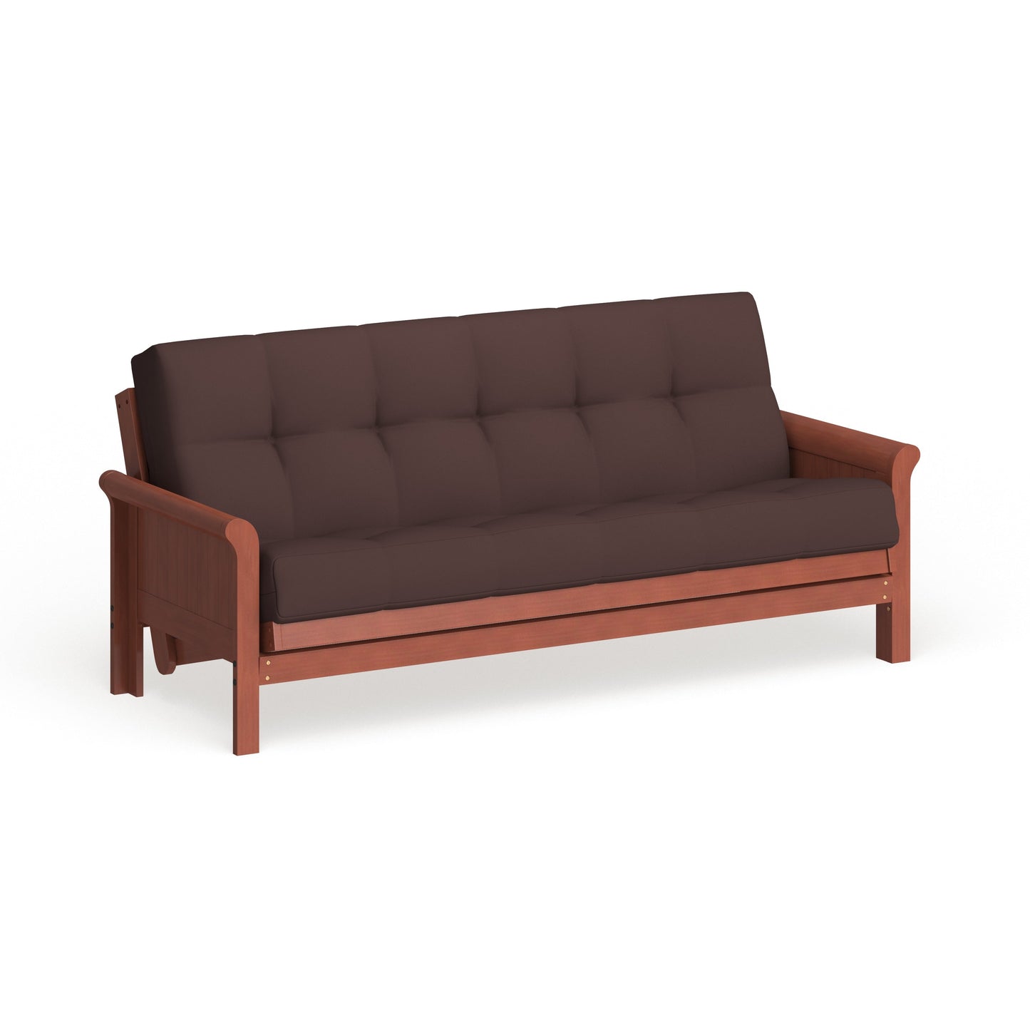 Matelas futon en toile twill de 25 cm d'épaisseur (simple, double ou queen size)